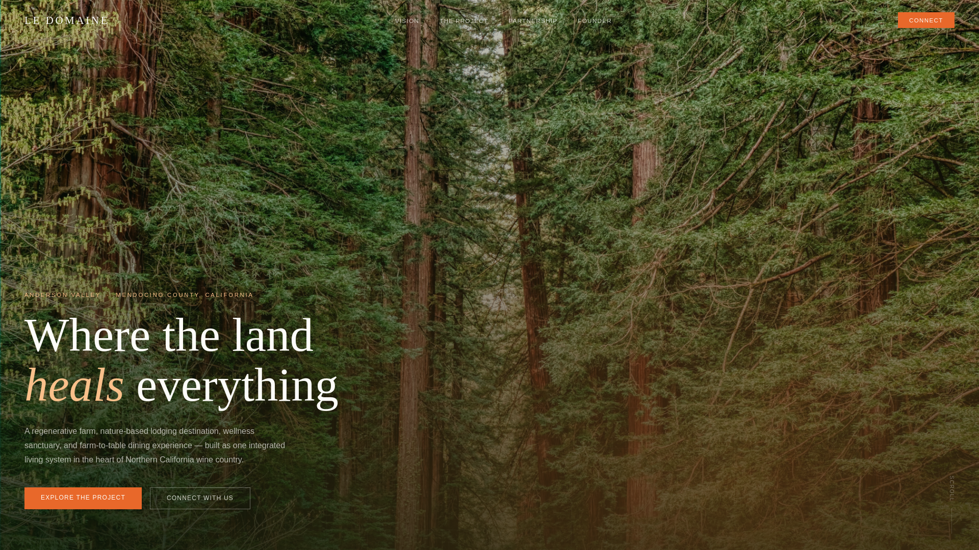 website screenshot of https://mypermaculturefarmhotel.com