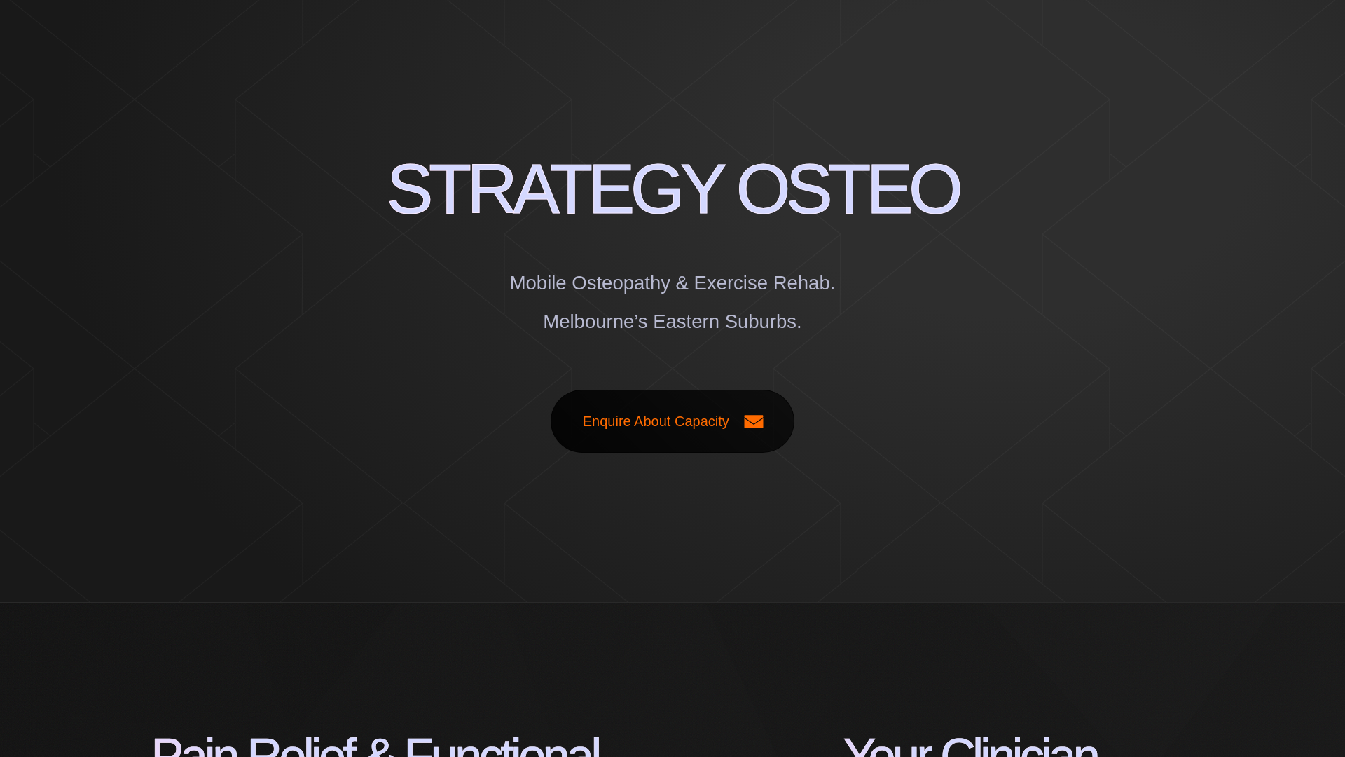website screenshot of https://strategyosteo.online/