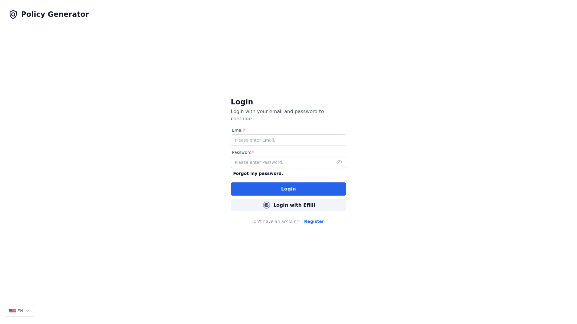 website screenshot of https://efl-policy-cms-panel.pages.dev/