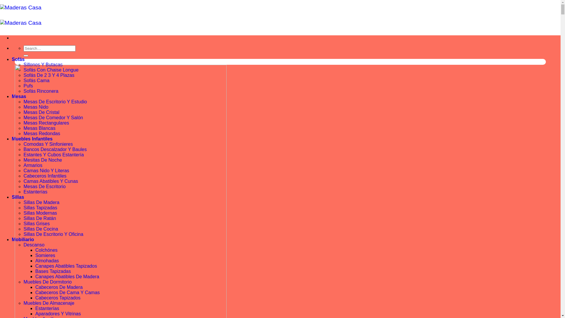 website screenshot of https://maderascasa.com/