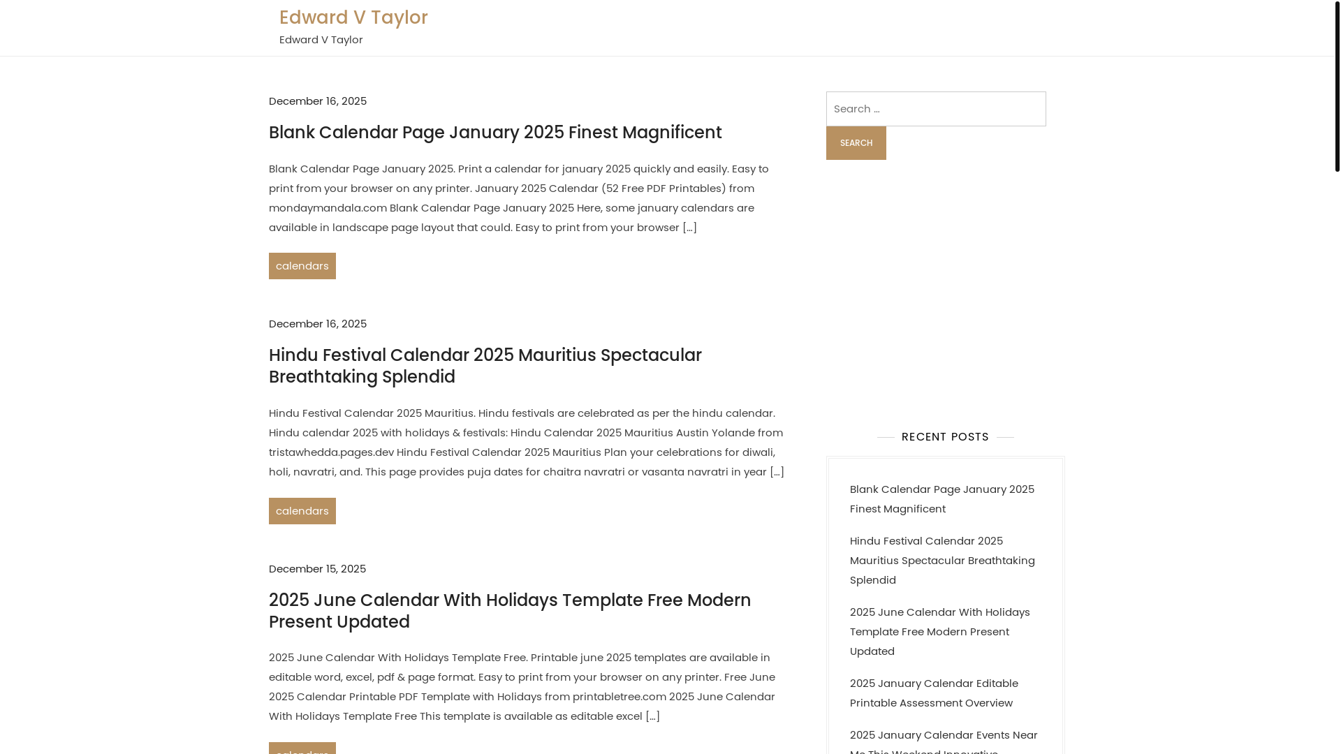 website screenshot of https://edwardvtaylorj.pages.dev/