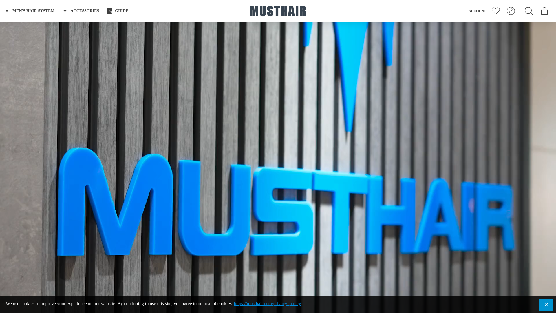 website screenshot of https://musthair.com.tr/