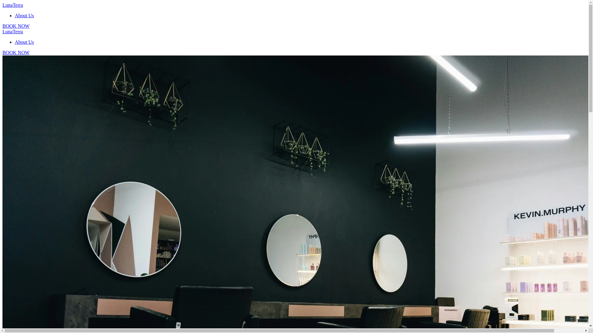 website screenshot of https://lunaterra.com.au/