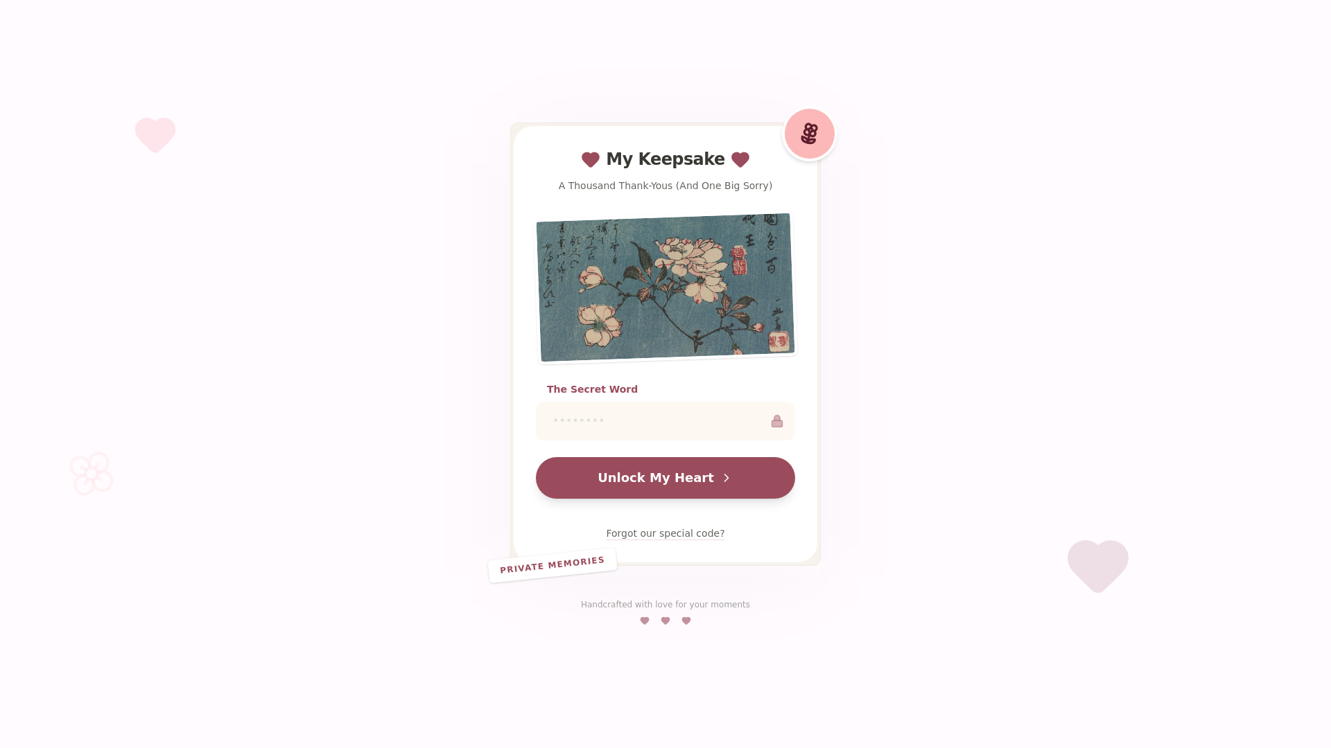 website screenshot of https://special-note.pages.dev/
