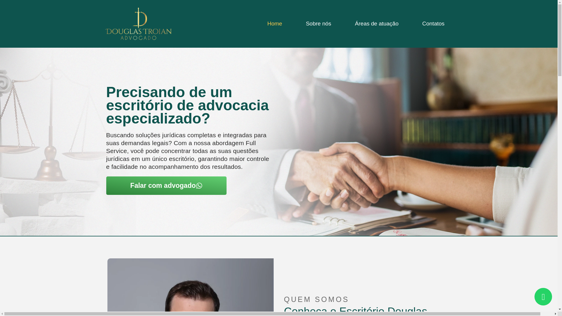 website screenshot of https://michelsentroianadvocacia.com.br/