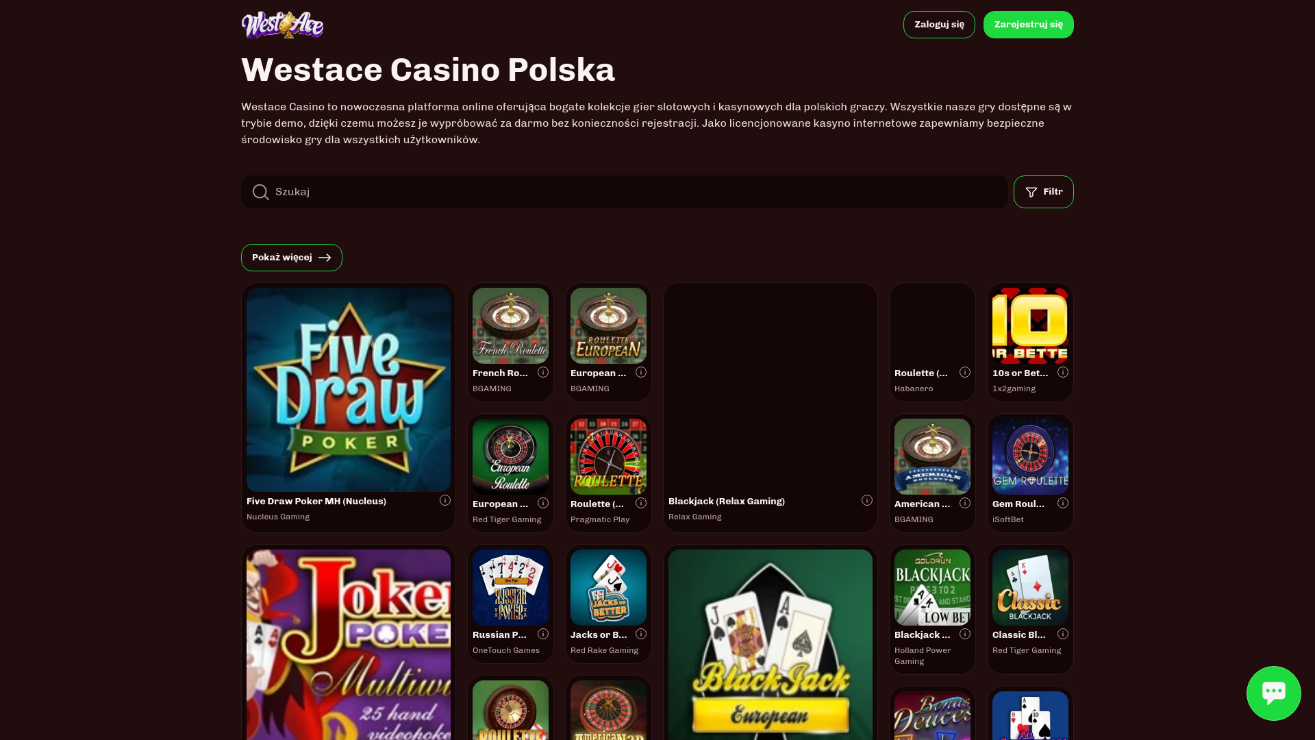 website screenshot of https://west-ace.eu