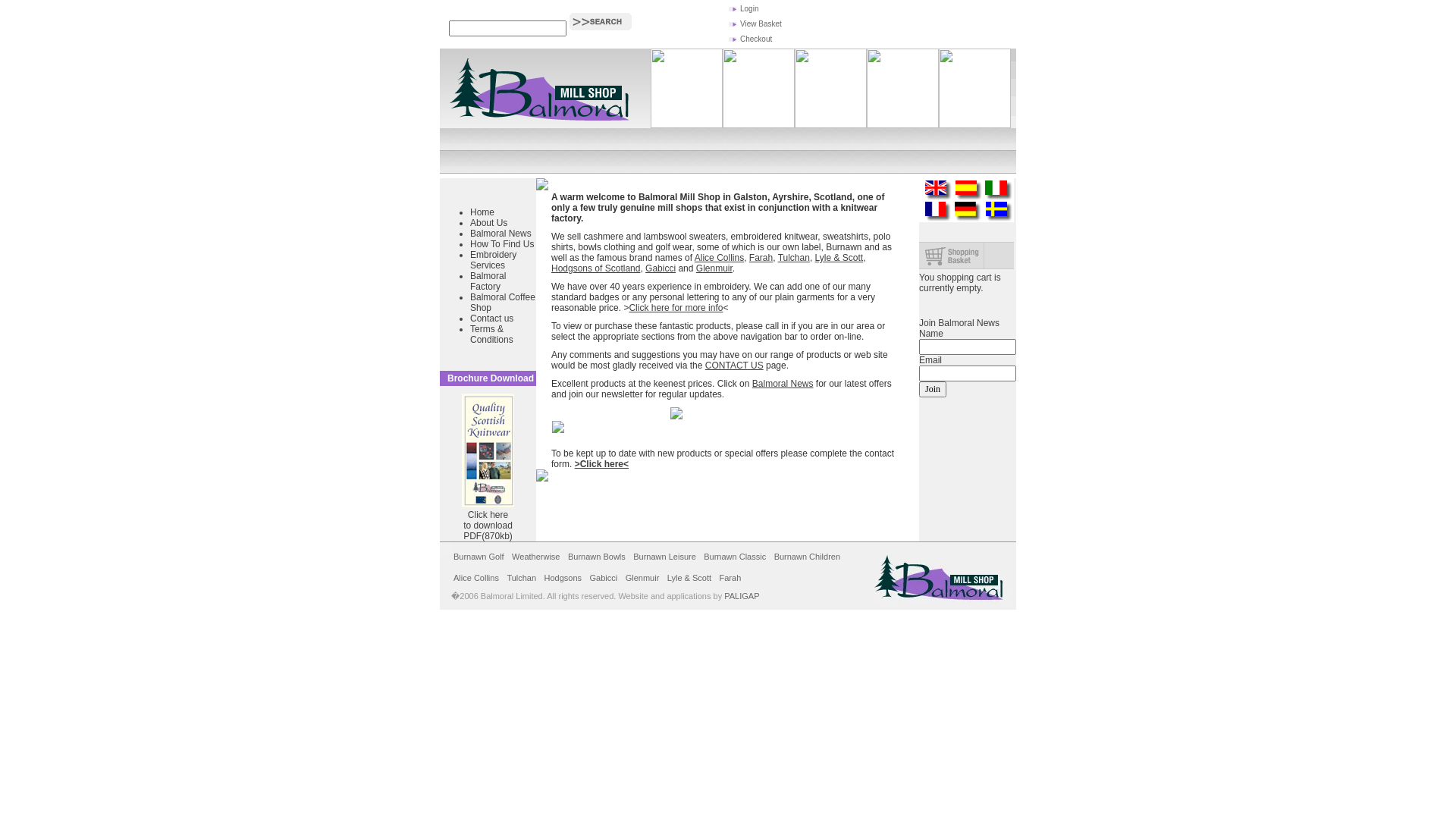 website screenshot of https://balmoralmill-com.pages.dev/