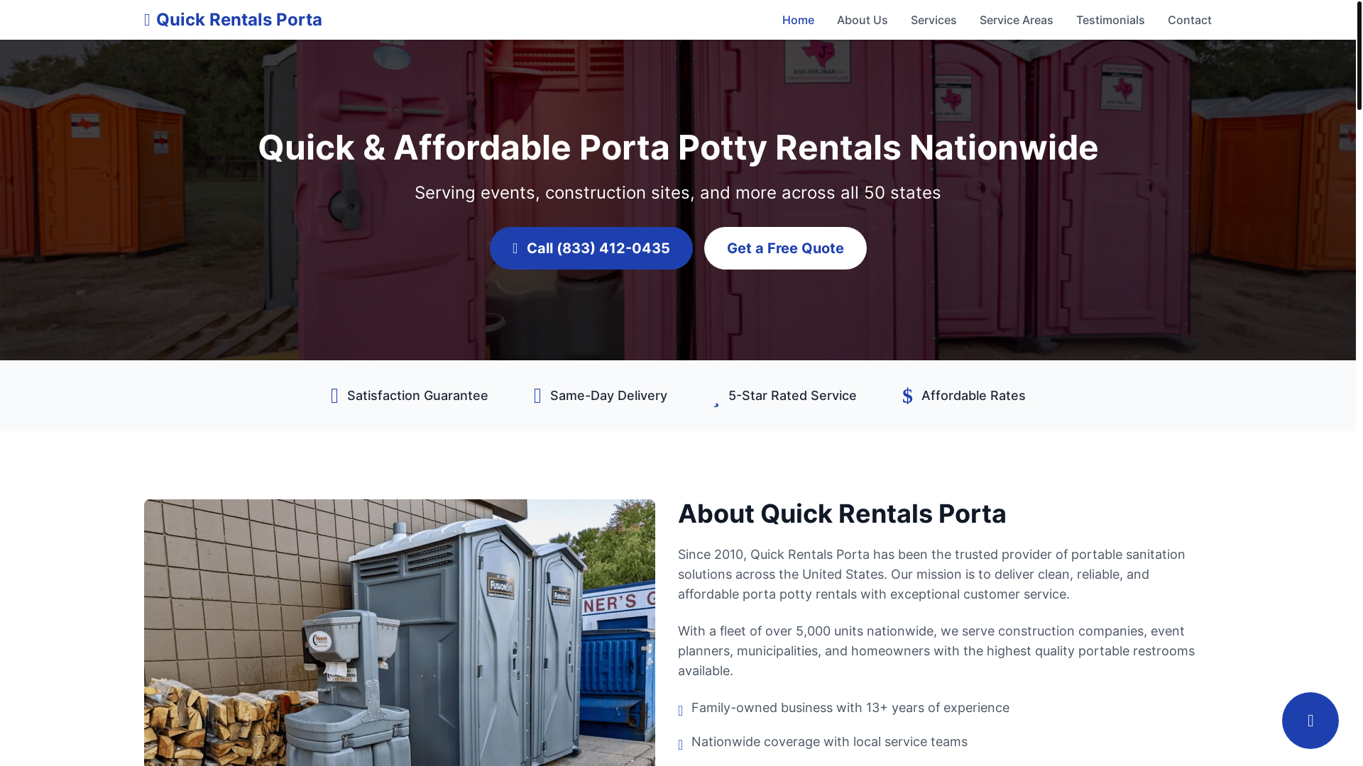 website screenshot of https://portagenie.online/