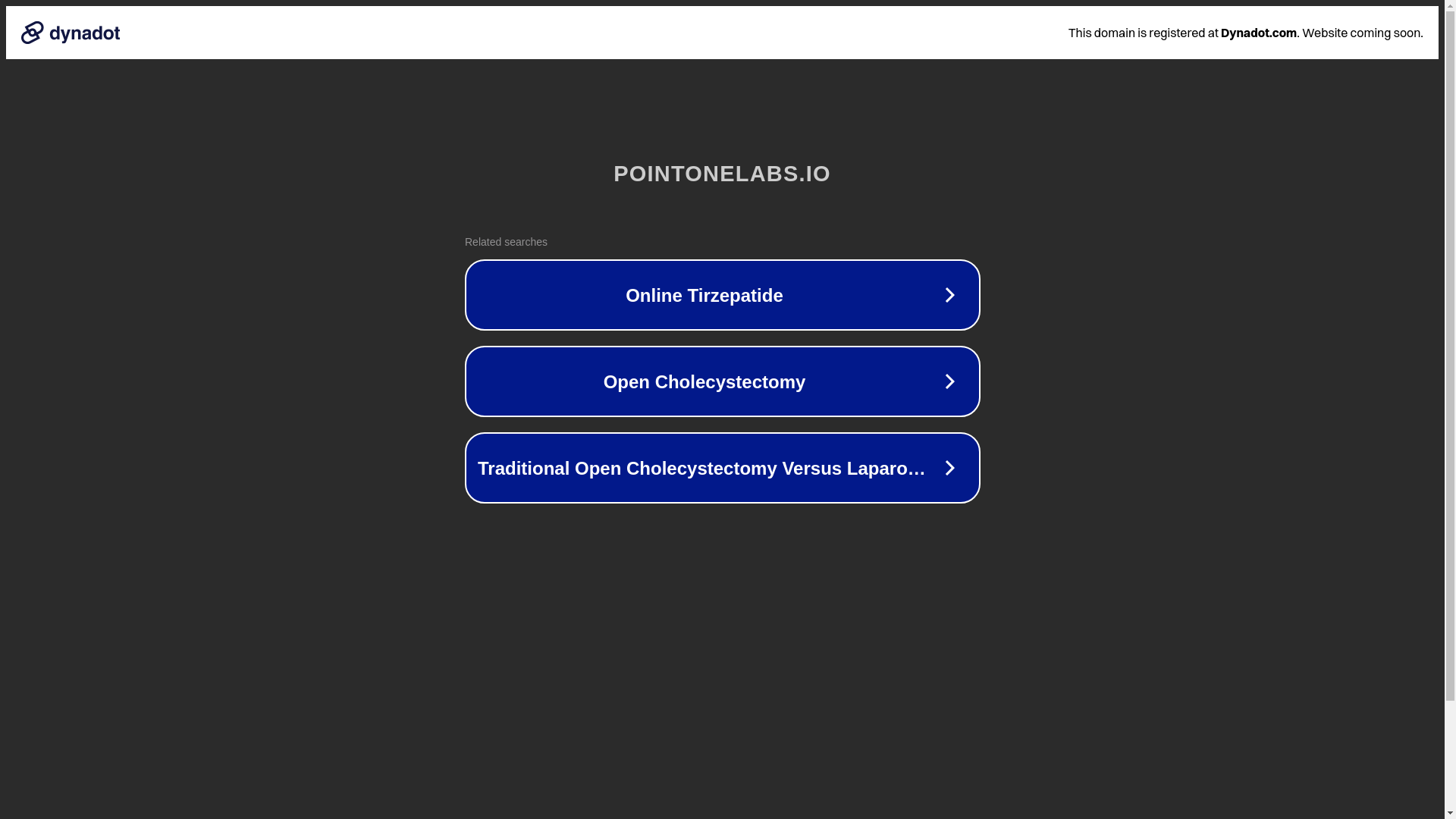 website screenshot of https://pointonelabs.io/