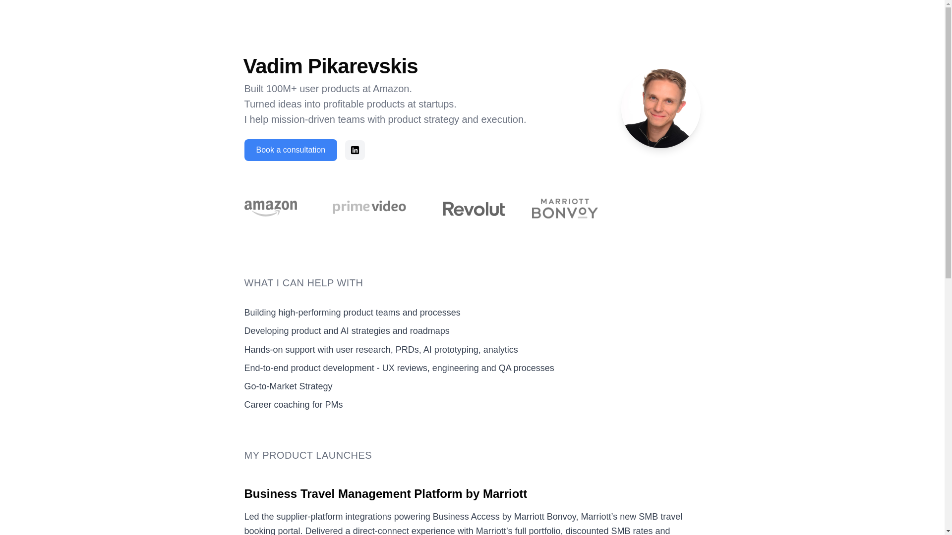 website screenshot of https://pikarevskis.com/