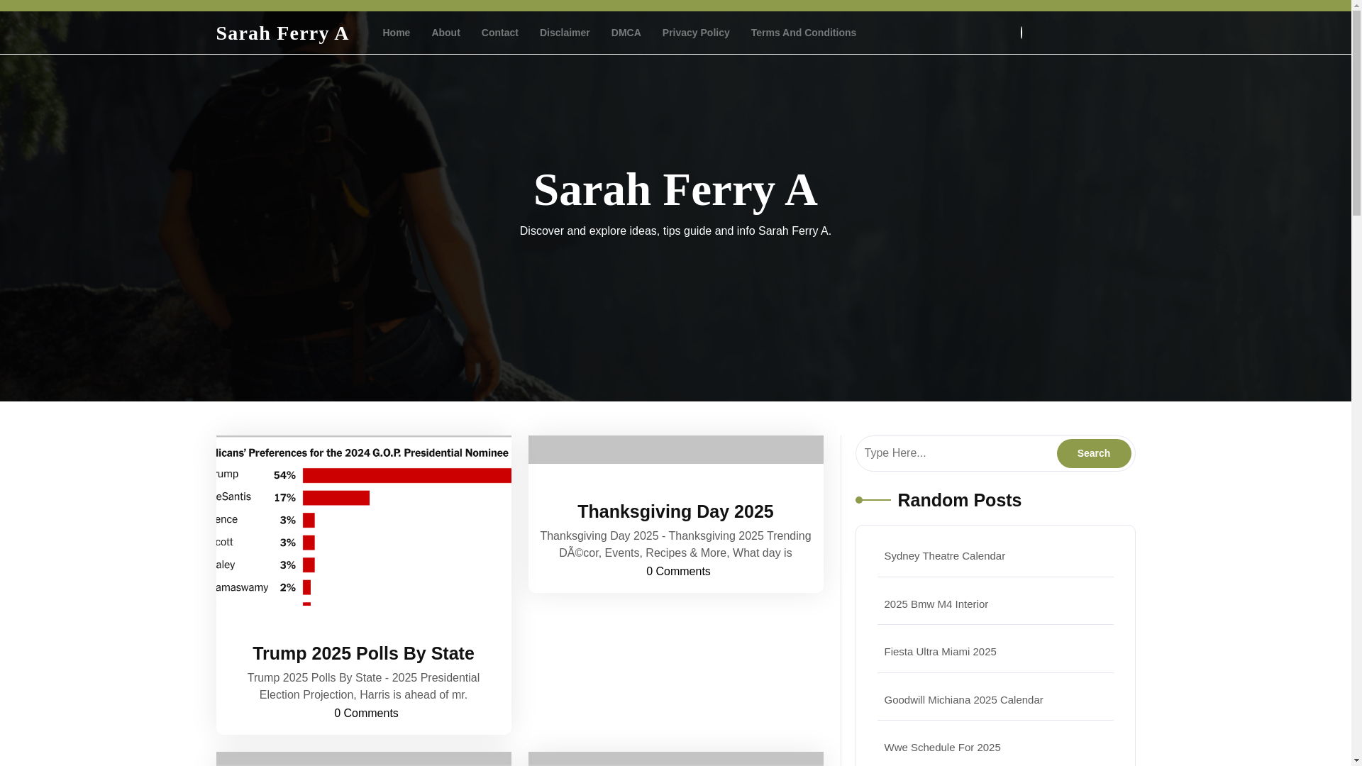 website screenshot of https://sarahferrya.pages.dev/