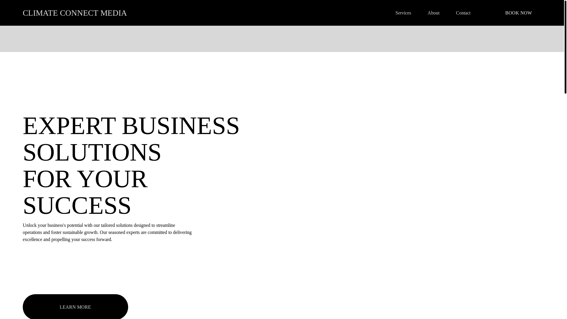 website screenshot of https://climateconnectionmedia.com/