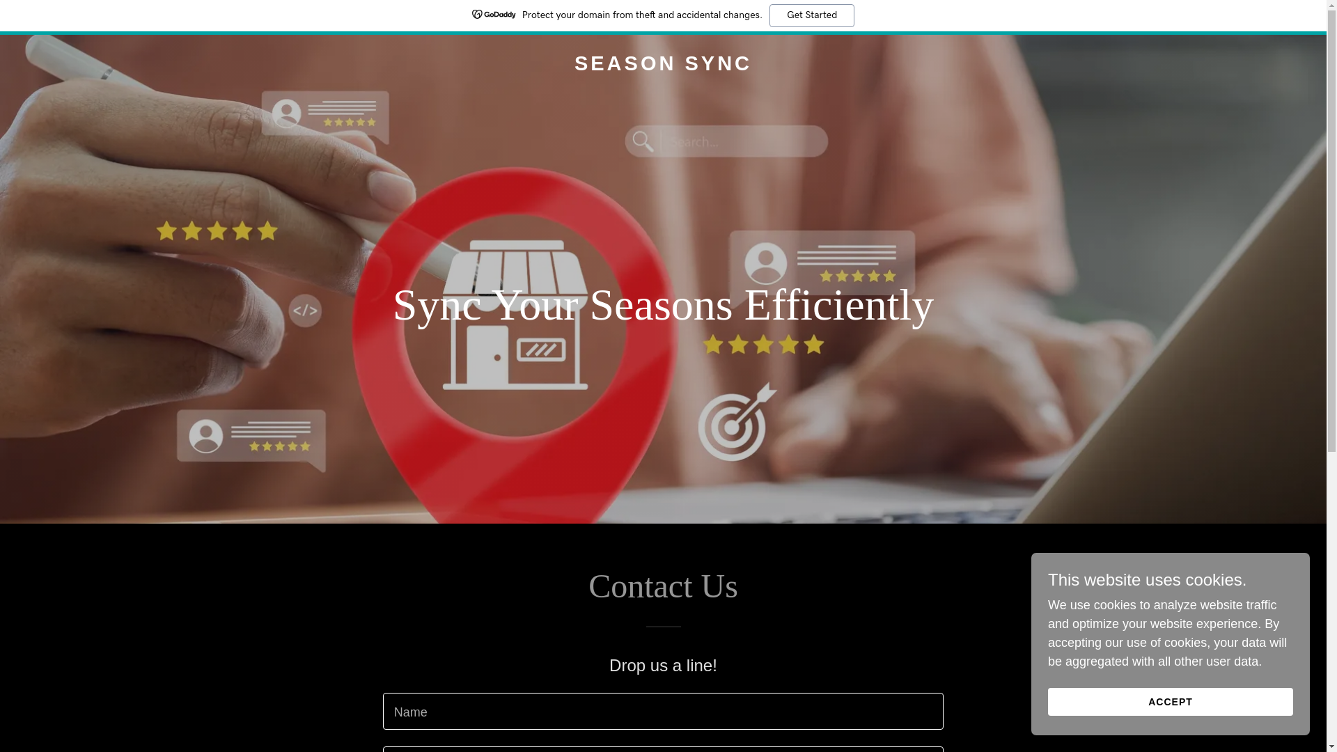 website screenshot of https://seasonsync.com.au/