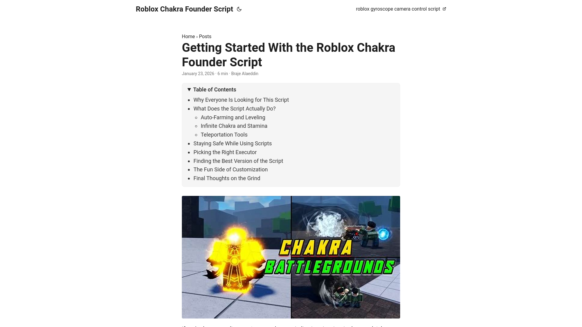 website screenshot of https://roblox-chakra-founder-script.pages.dev/