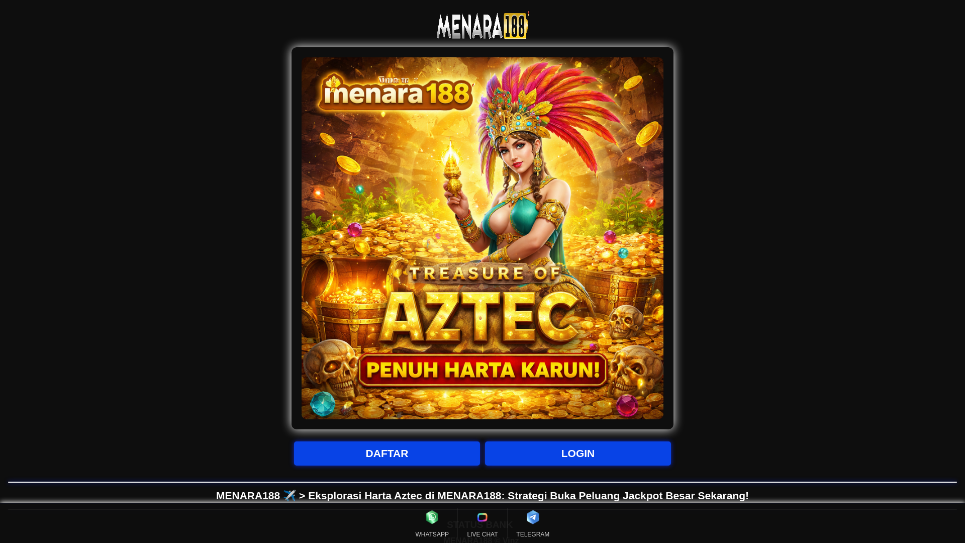 website screenshot of https://menaraku188.pages.dev/
