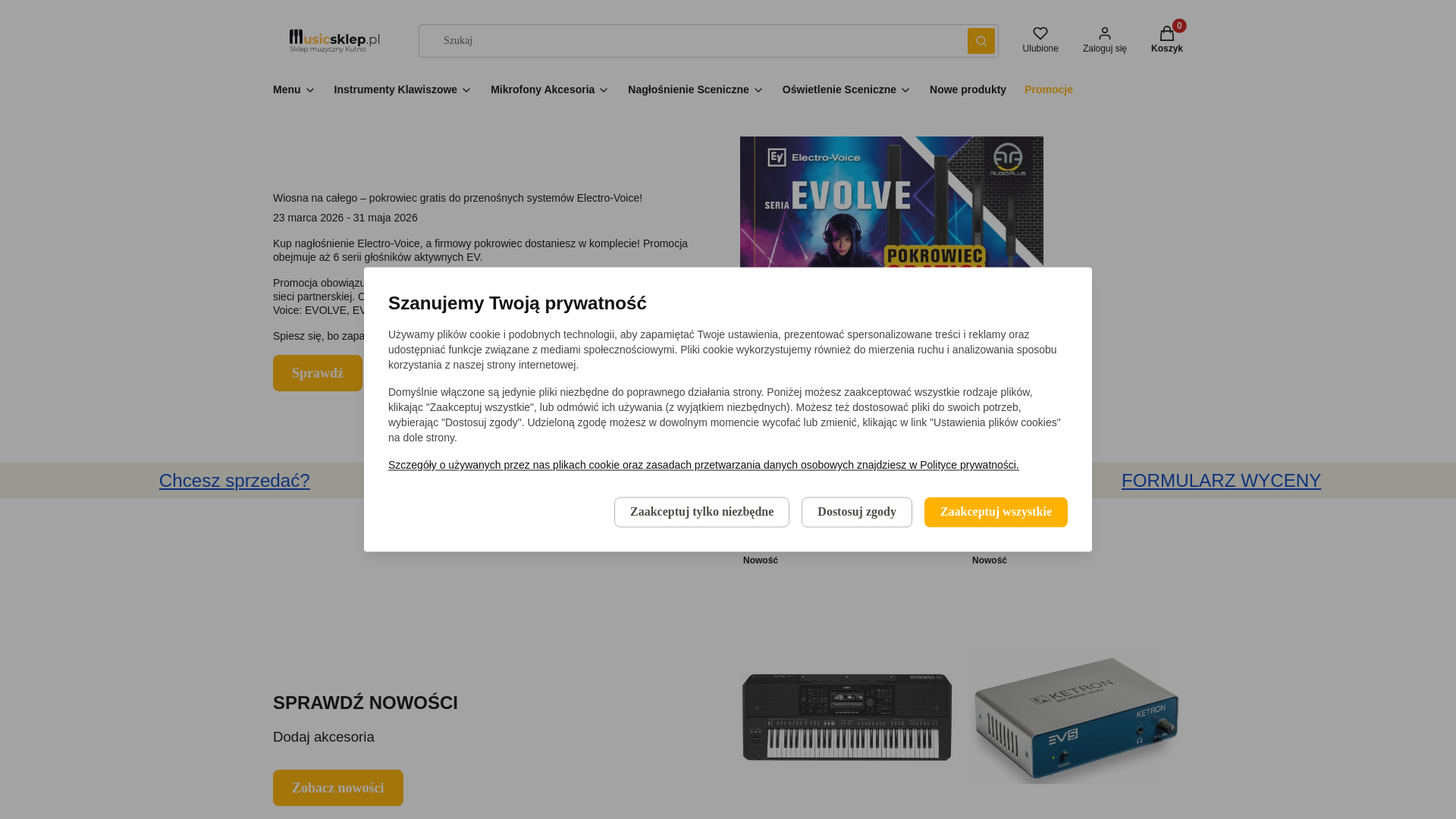 website screenshot of https://sklep516415.shoparena.pl
