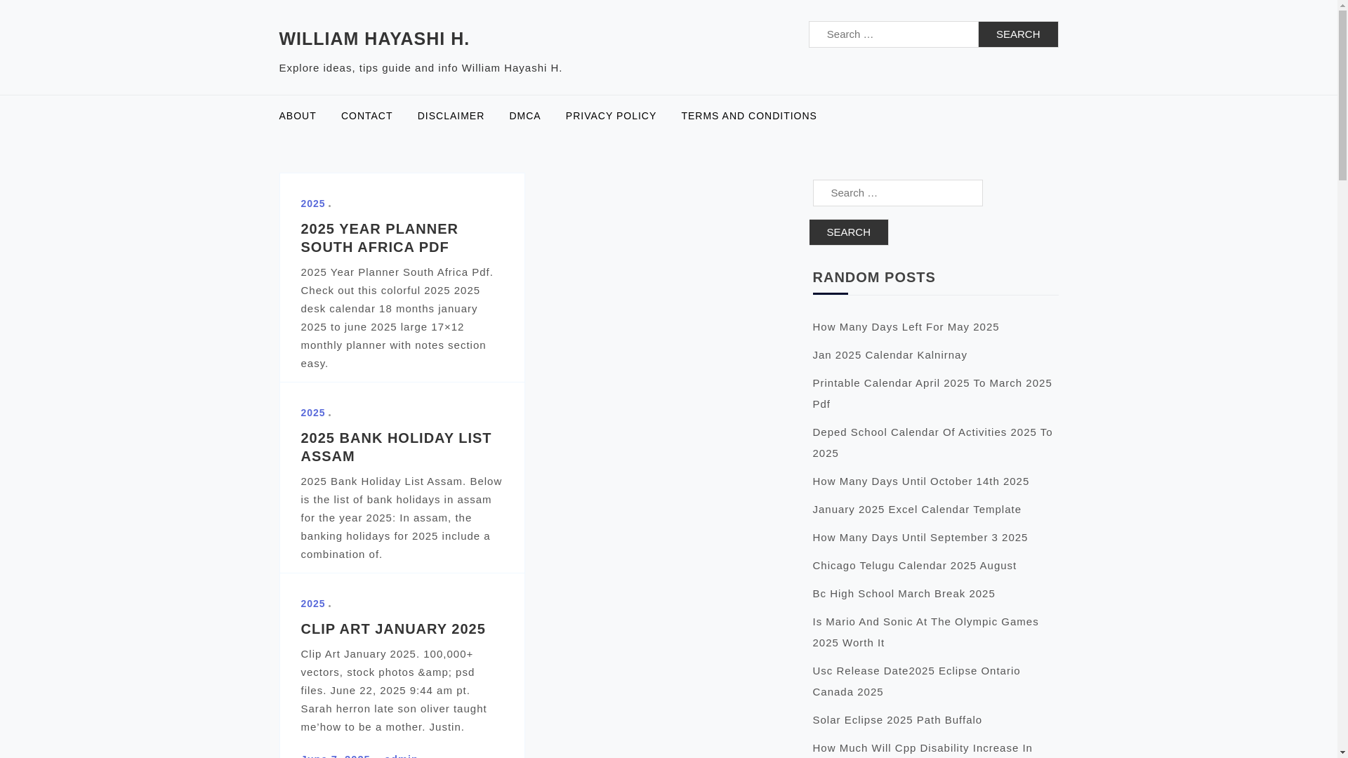 website screenshot of https://williamhayashih.pages.dev/