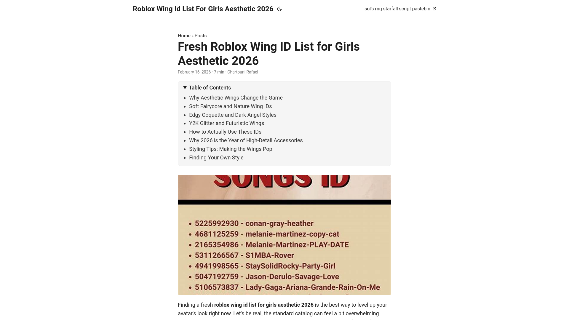 website screenshot of https://roblox-wing-id-list-for-girls-aesthetic-2026.pages.dev/