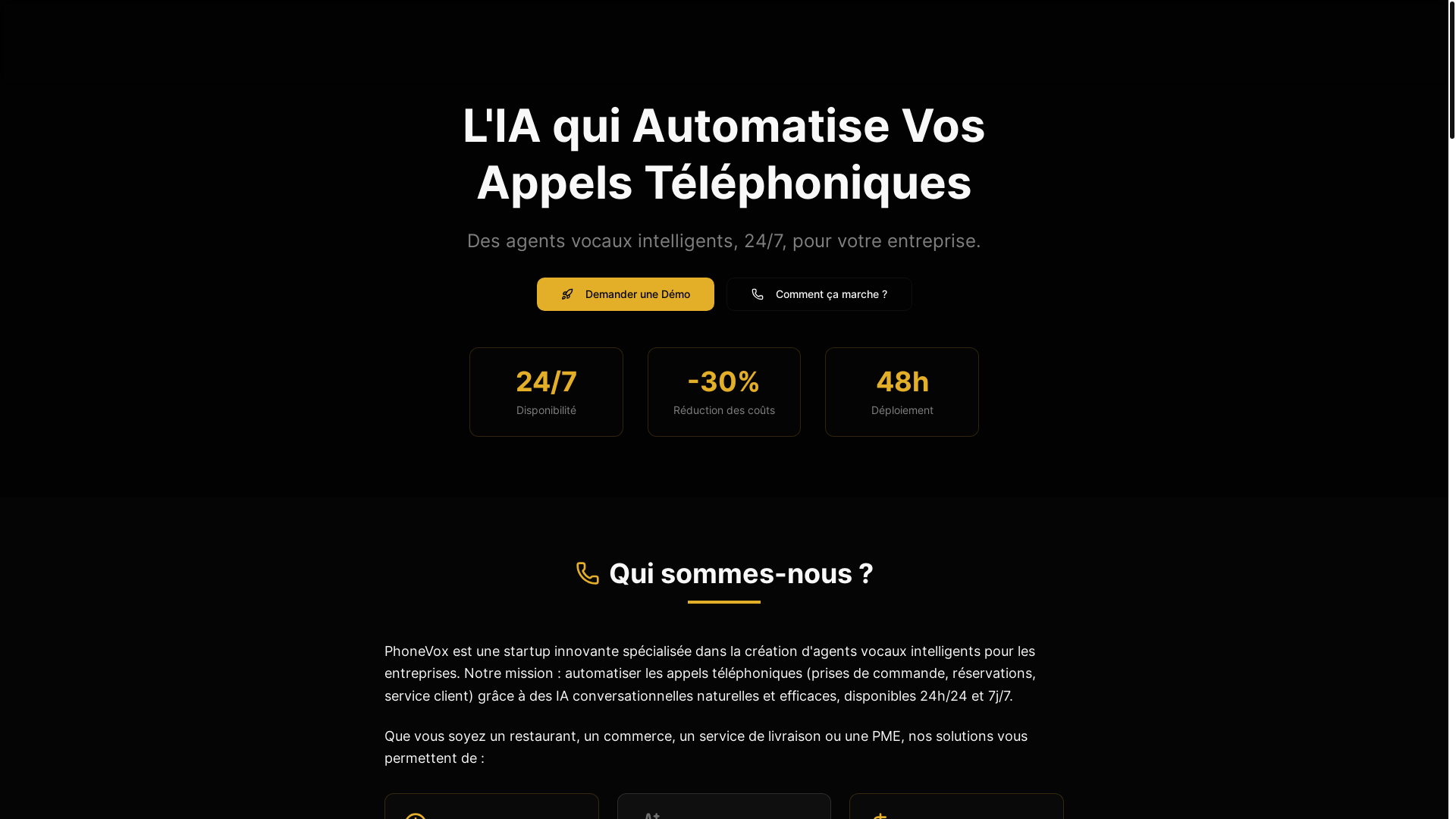 website screenshot of https://phonevox.xyz/