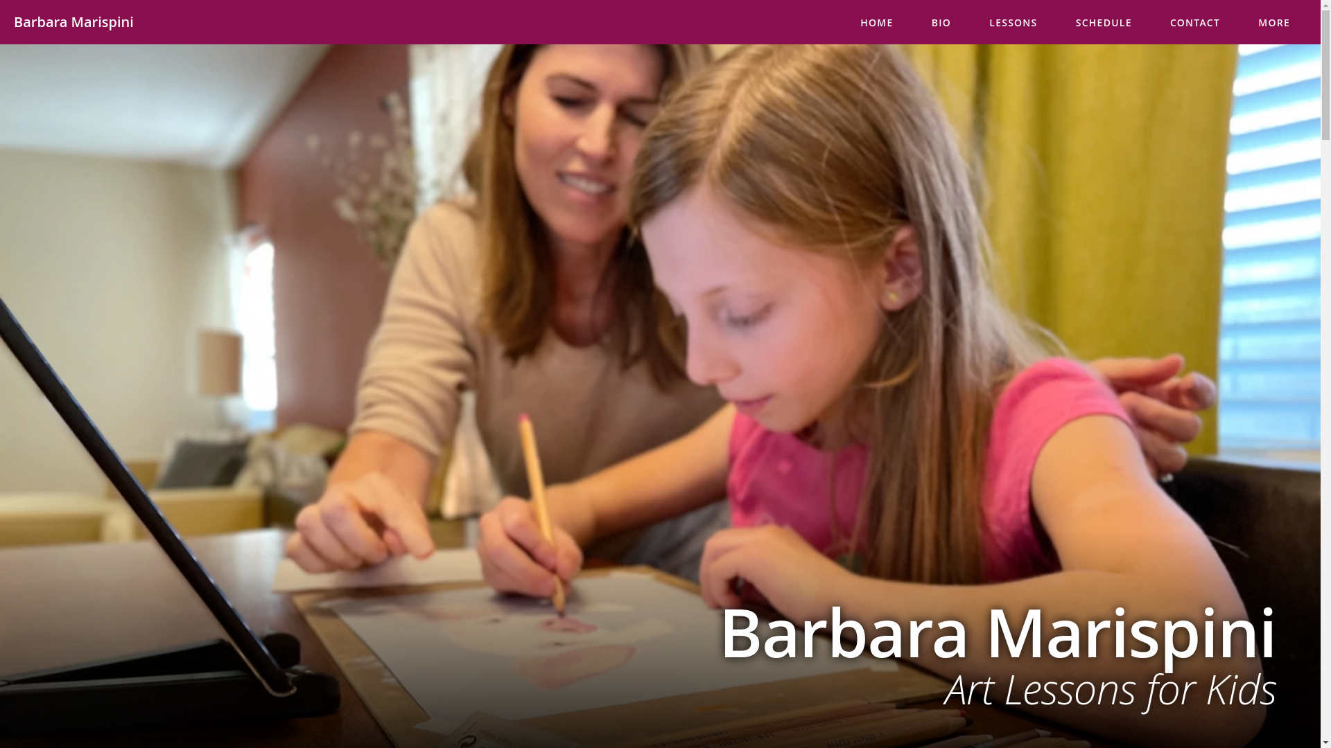 website screenshot of https://marispini.com/