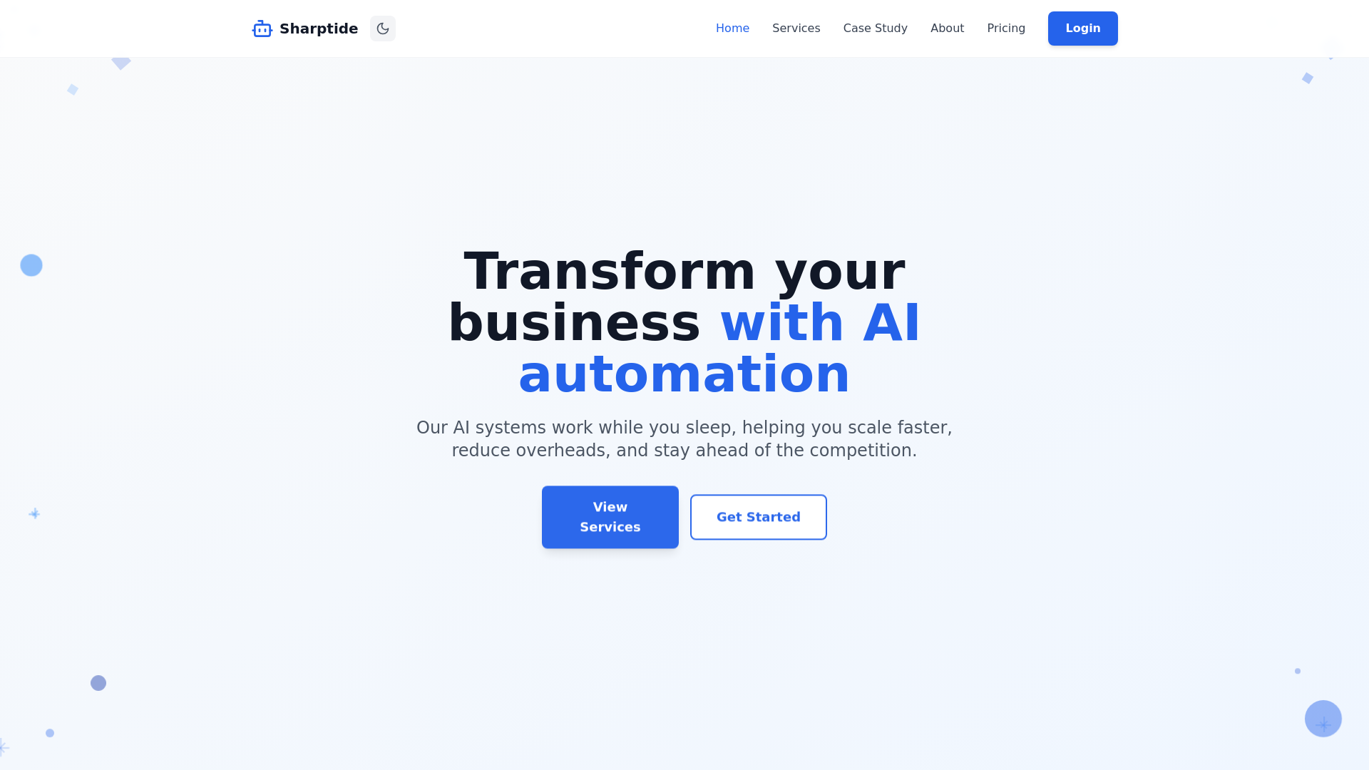 website screenshot of https://clicktidesharp.org/