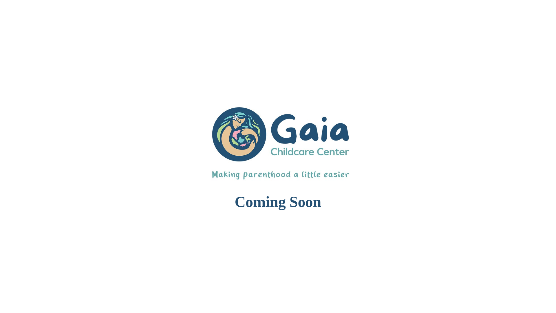 website screenshot of https://gaiachildcare.com/