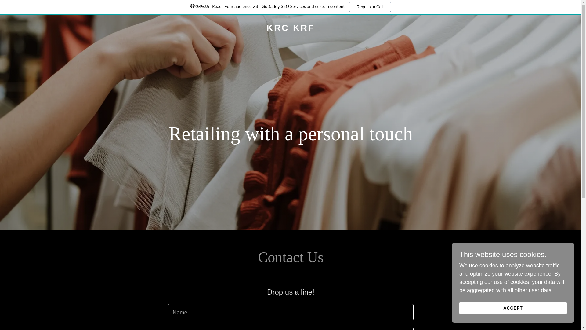 website screenshot of https://krckrf.com/