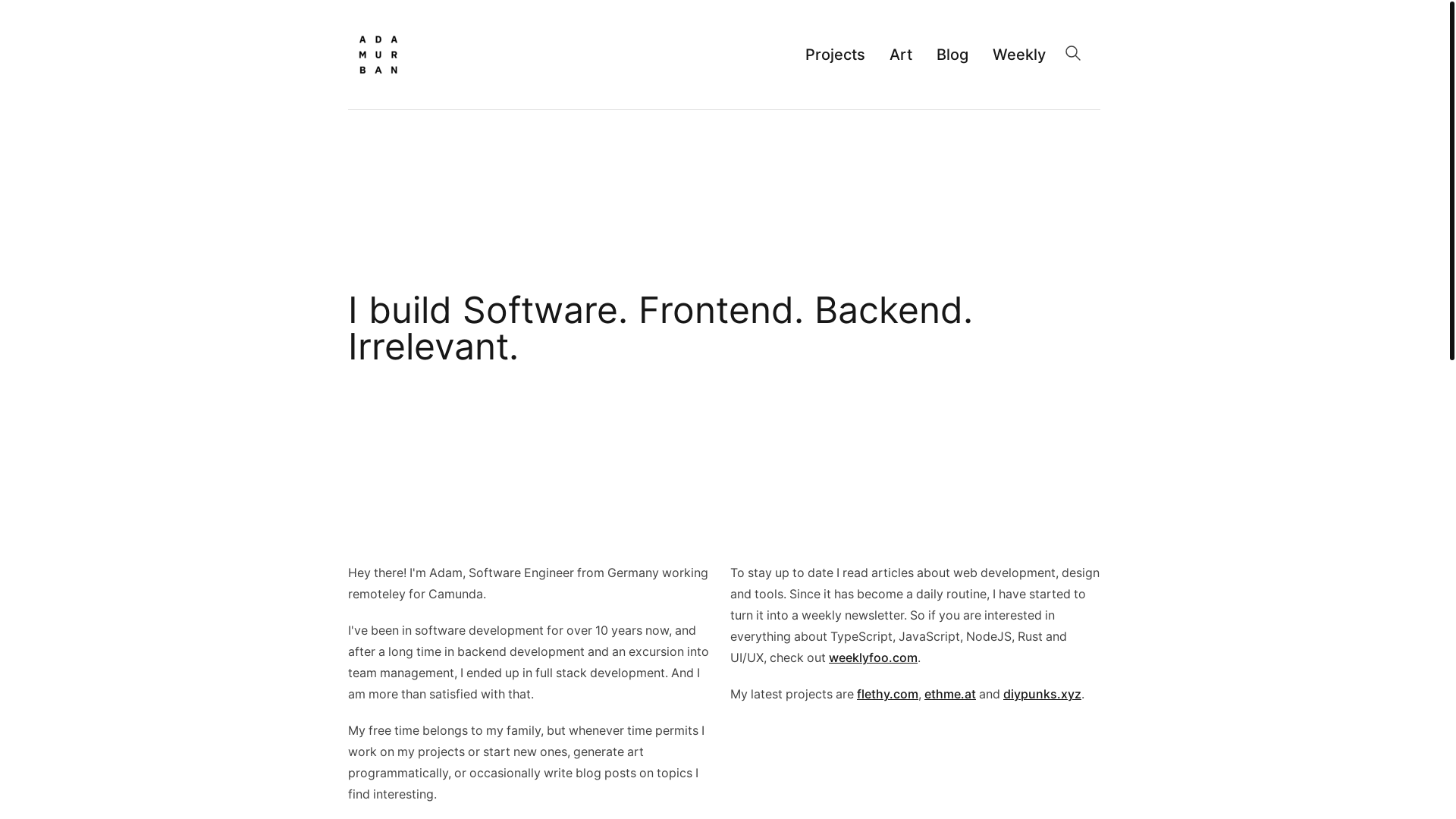 website screenshot of https://urbanisierung-dev.pages.dev/