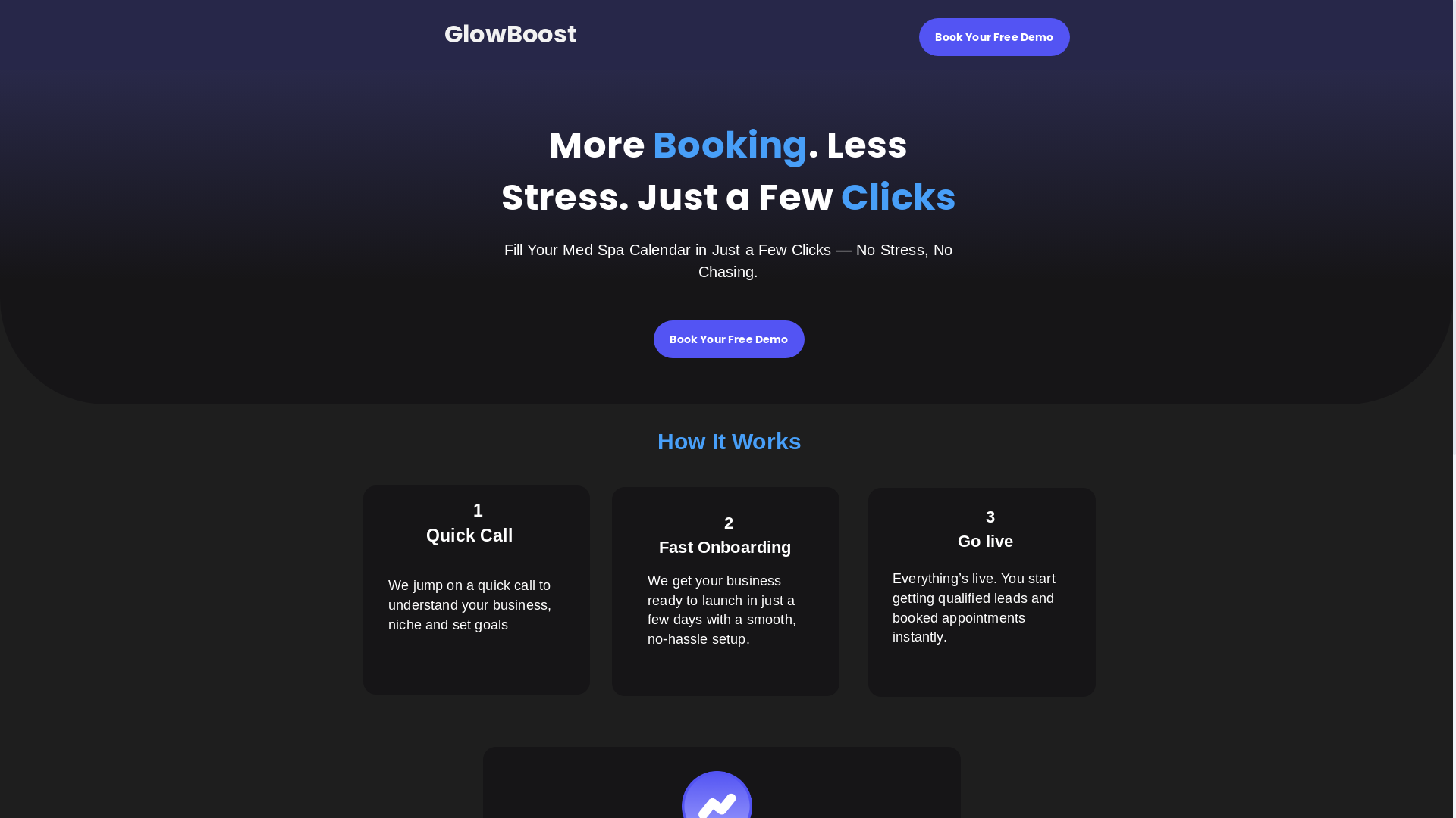 website screenshot of https://glowboostt.com/