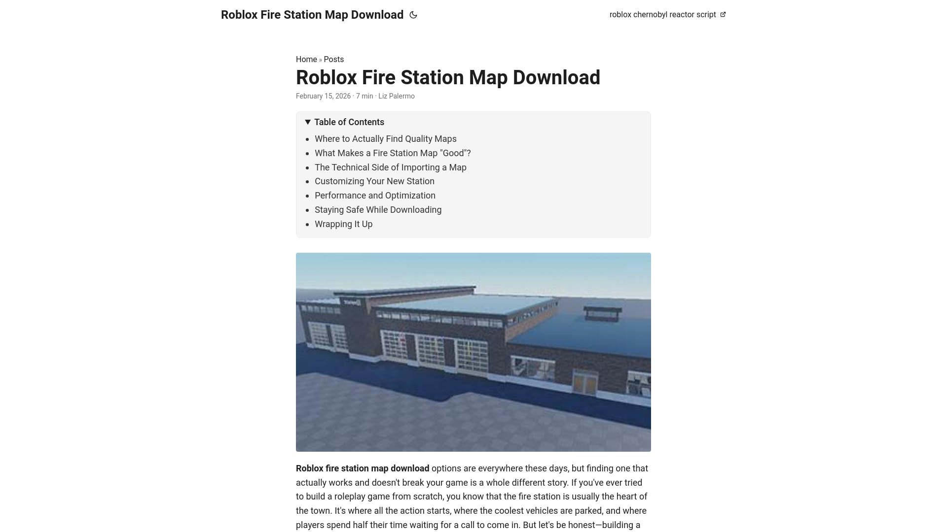 website screenshot of https://robloxfirestationmapdownload.pages.dev/