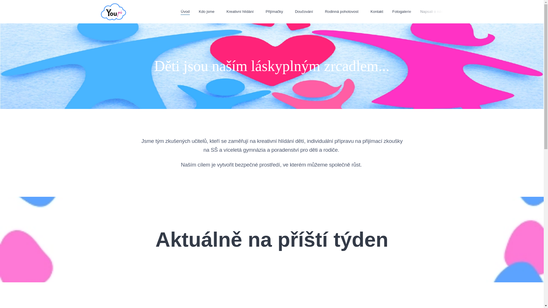 website screenshot of https://youpi-opava.cz/