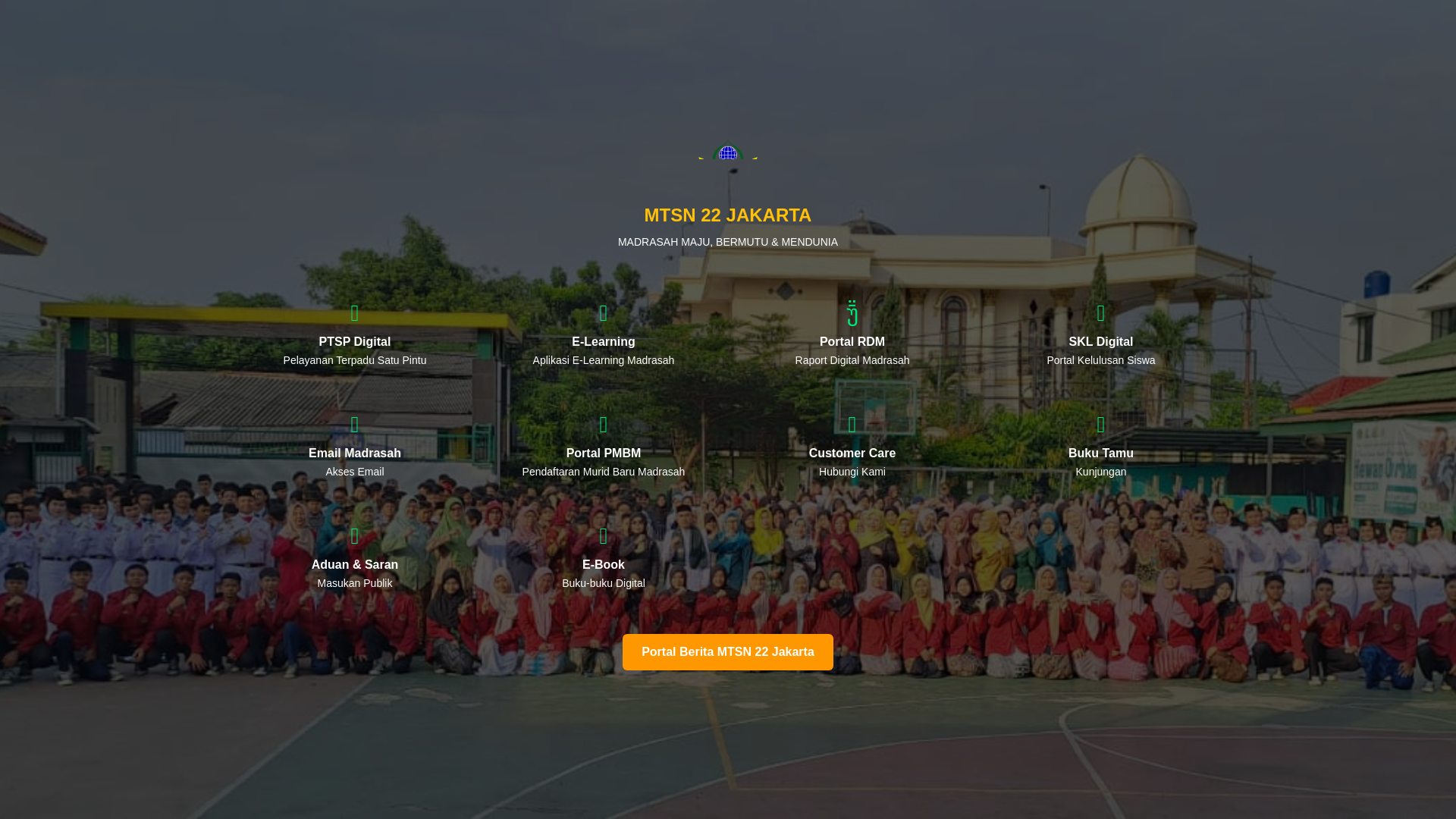 website screenshot of https://mtsn22jakarta.sch.id/