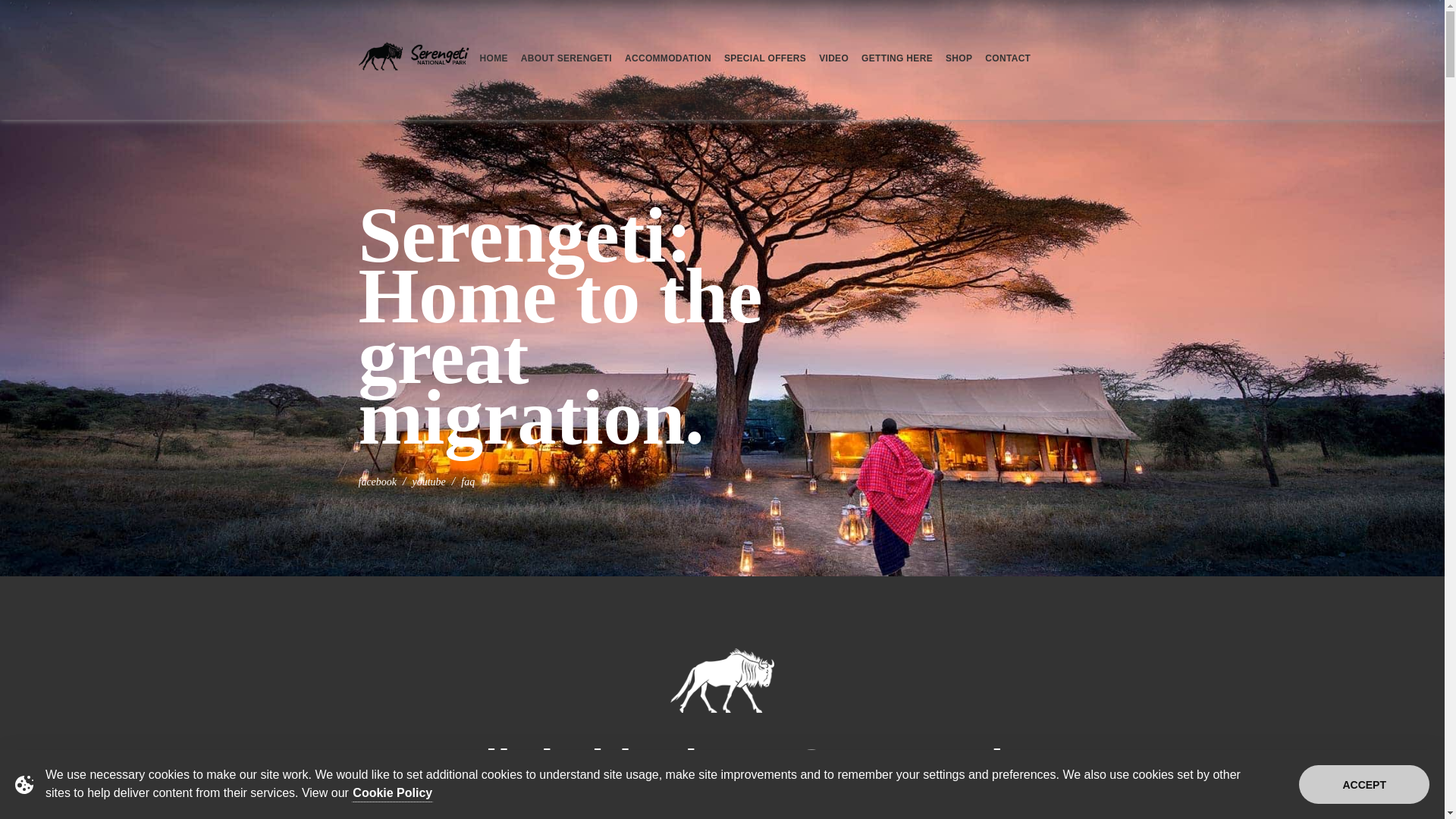 website screenshot of https://www.serengeti.com/