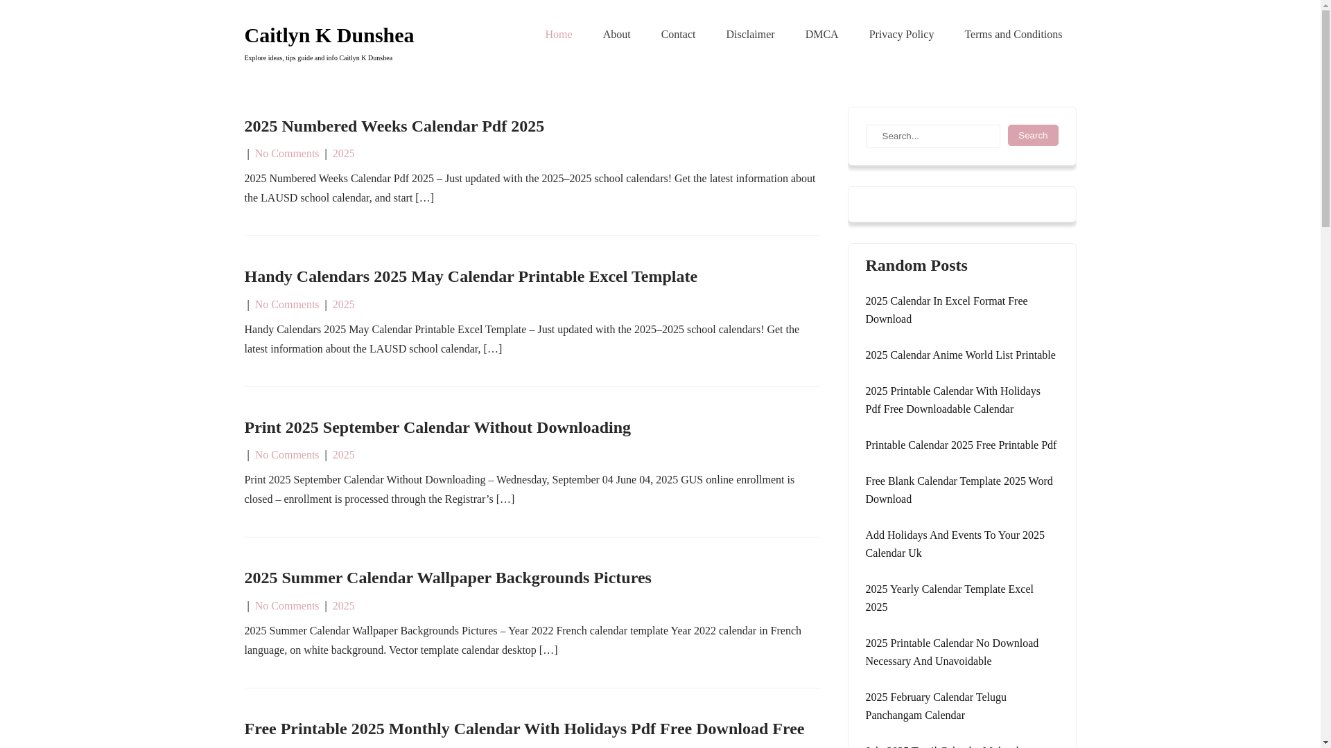 website screenshot of https://caitlynkdunshea.pages.dev/