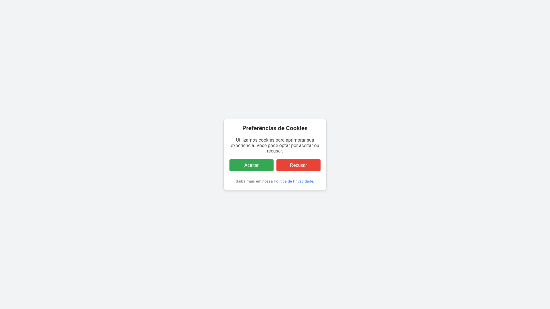 website screenshot of https://poupagenda.online/