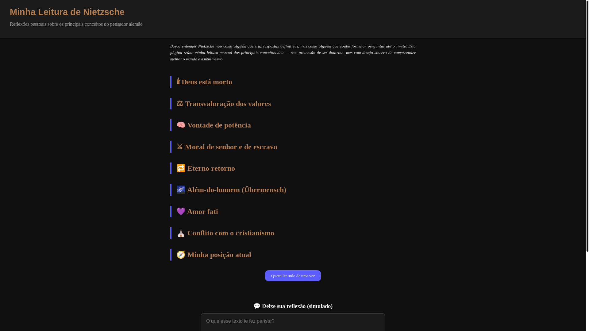 website screenshot of https://nietzsche.pages.dev/