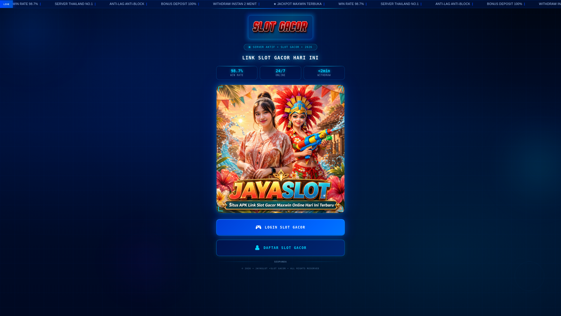 website screenshot of https://jayaslot-eapulsa.pages.dev/