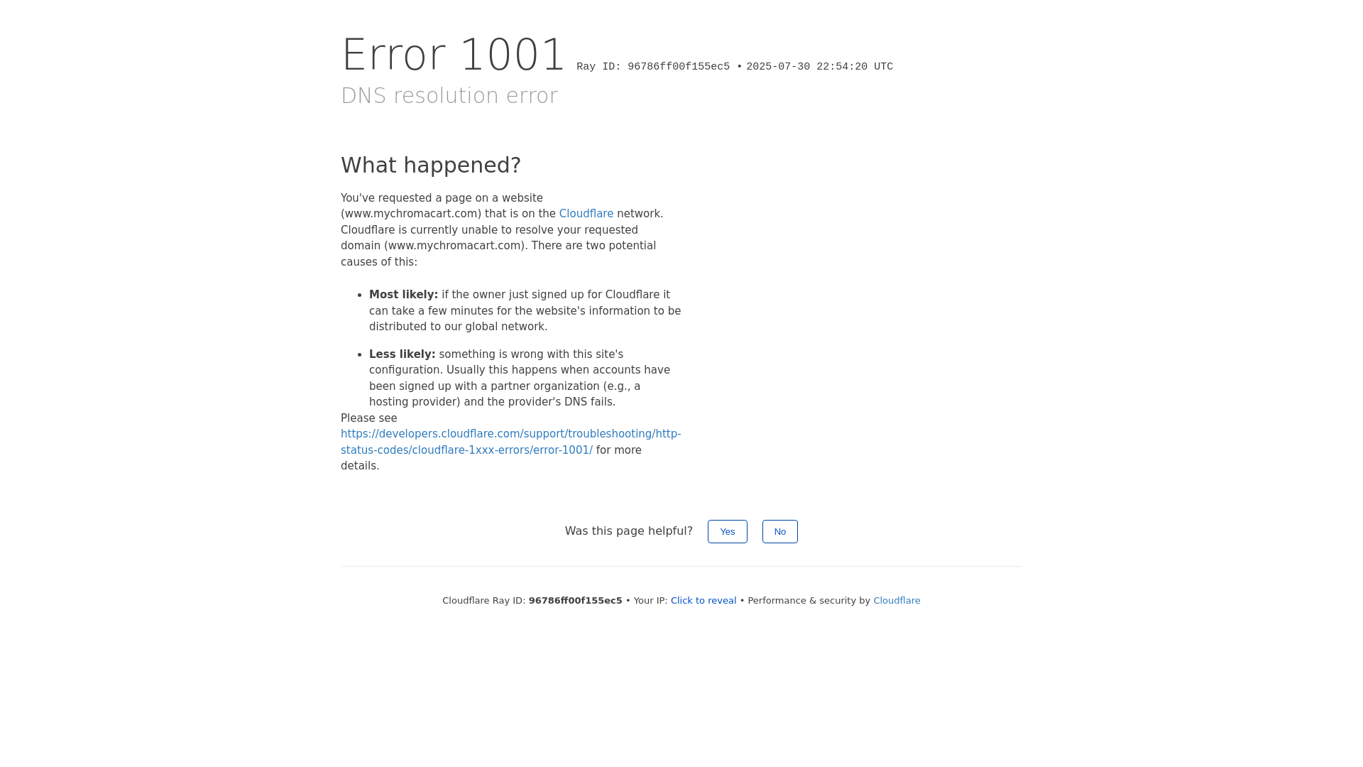 website screenshot of https://mychromacart.com/