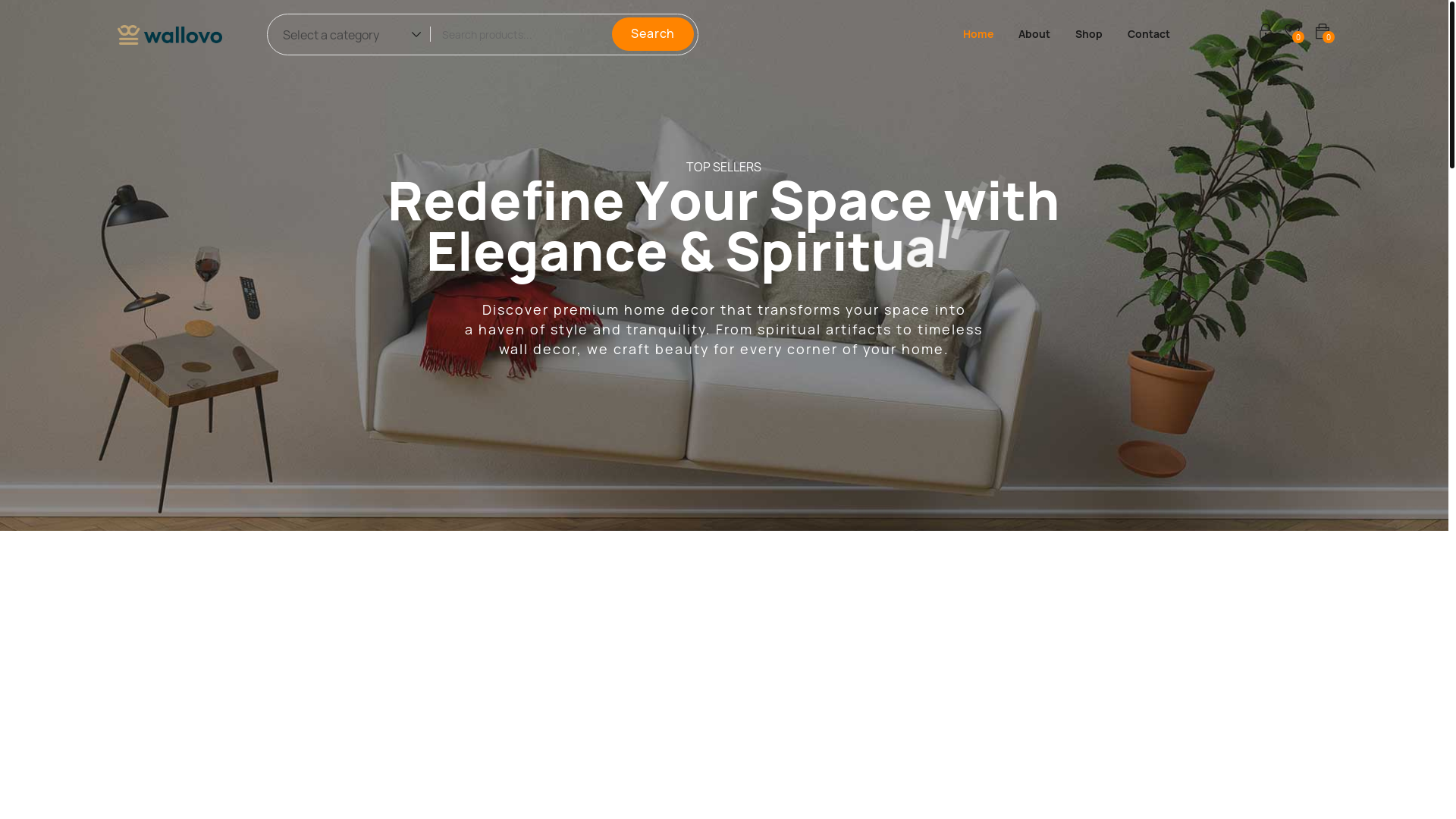 website screenshot of https://wallovo.com
