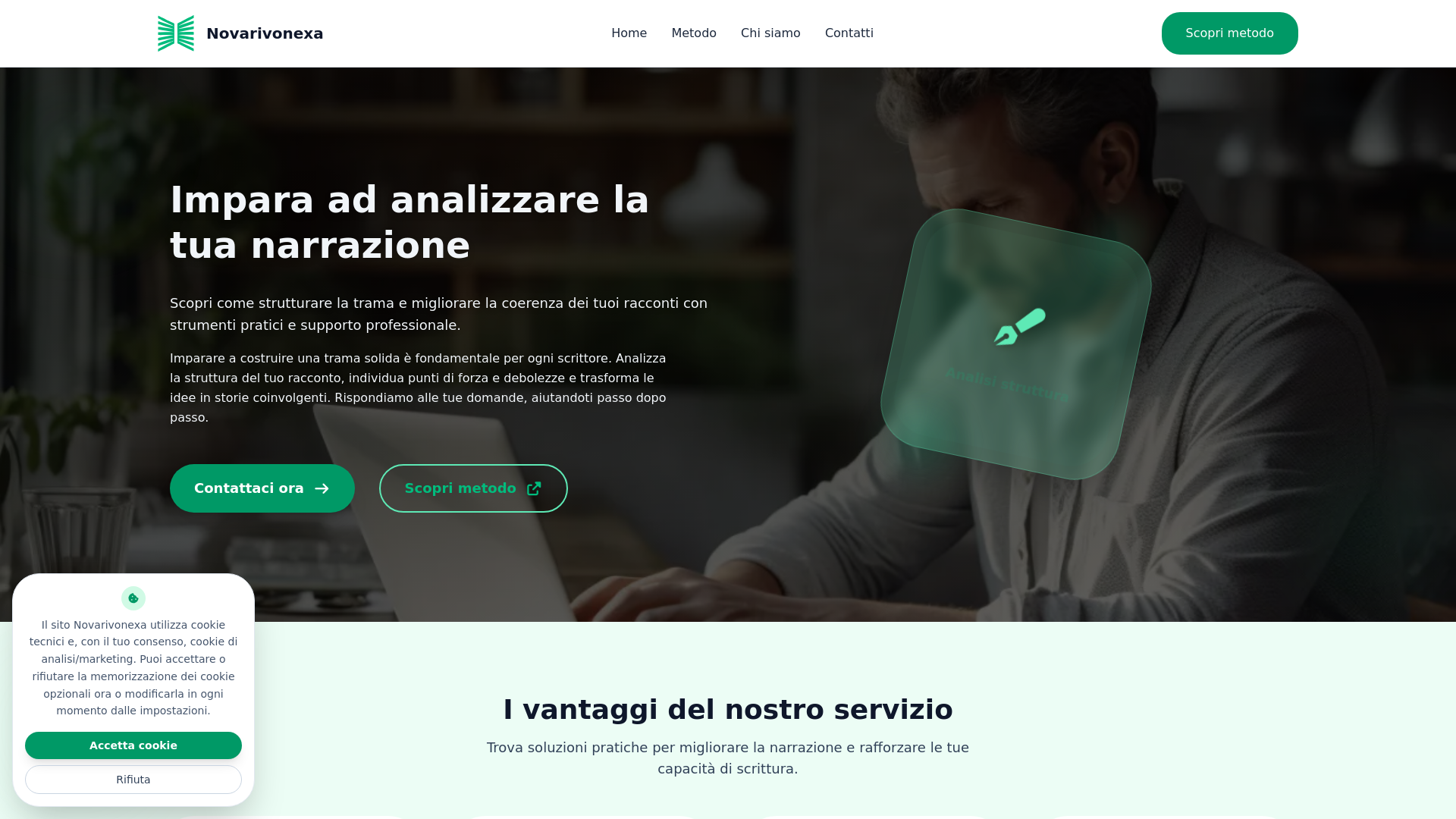 website screenshot of https://novarivonexa.com/