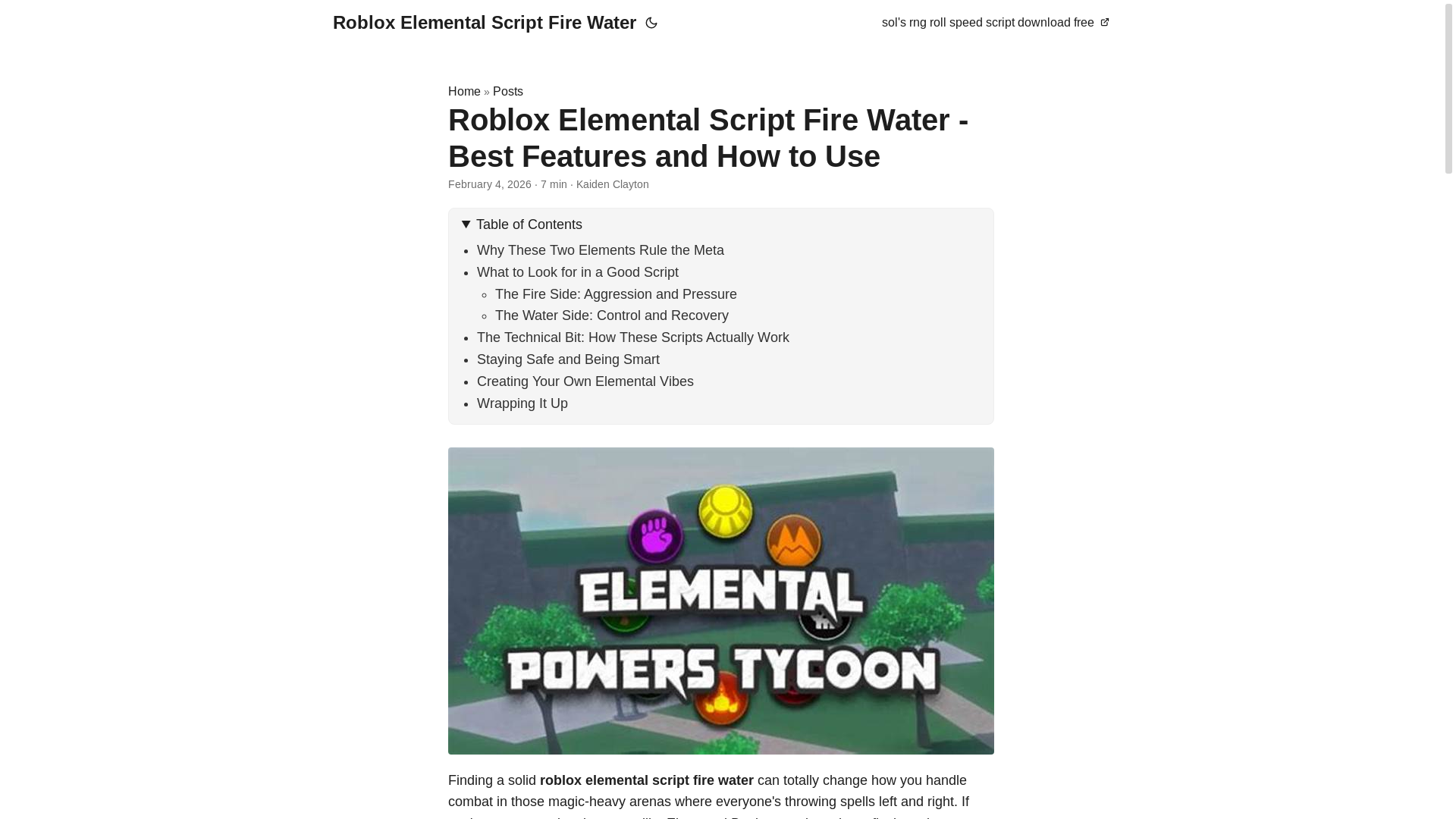 website screenshot of https://robloxelementalscriptfirewater.pages.dev/
