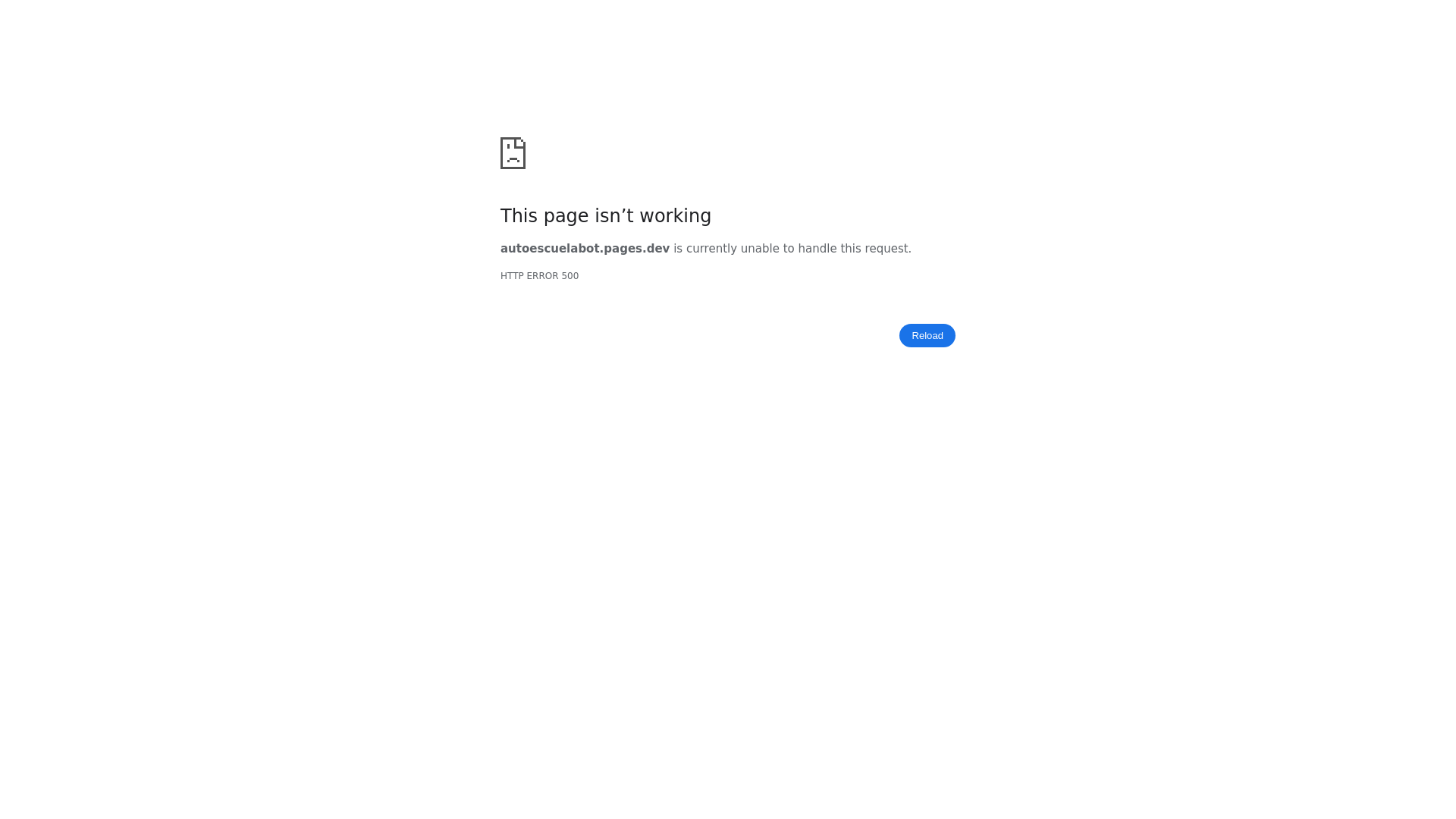 website screenshot of https://autoescuelabot.pages.dev/