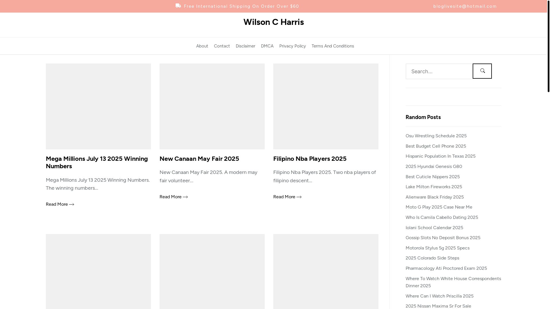 website screenshot of https://wilsoncharrisr.pages.dev/
