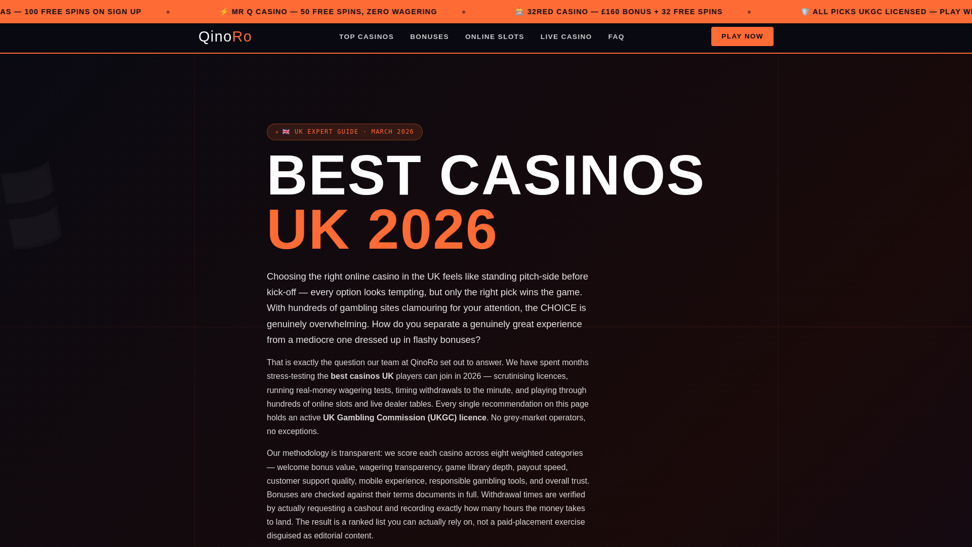 website screenshot of https://qinoro-click.pages.dev/