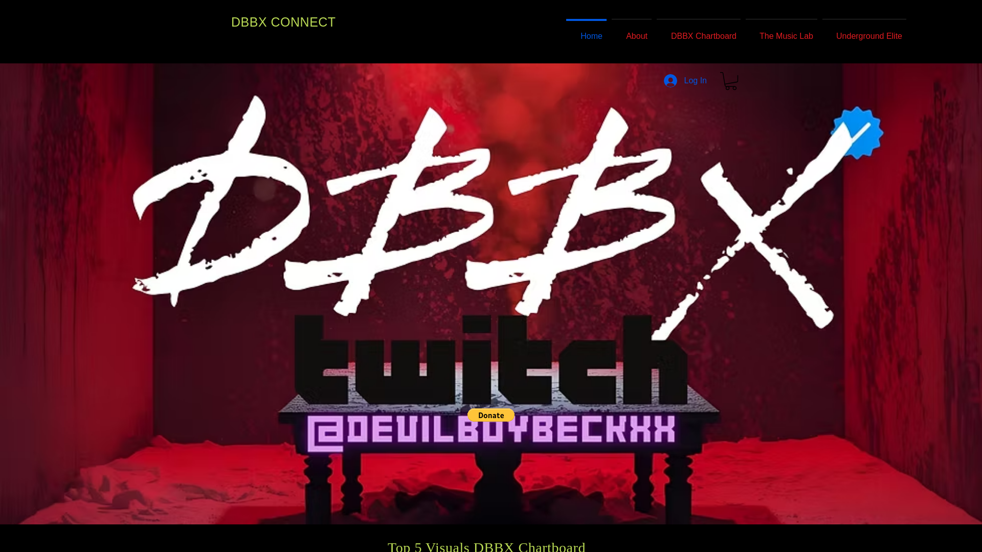 website screenshot of https://dbbxconnect.net