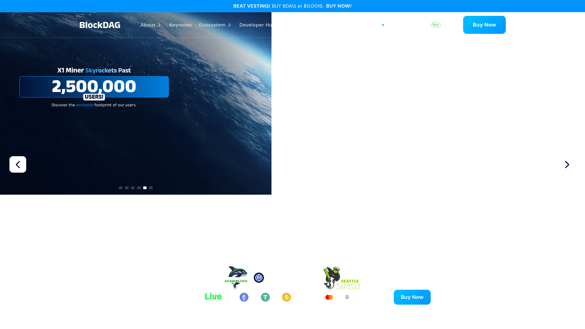website screenshot of https://app-blockdagnetworks.pages.dev/