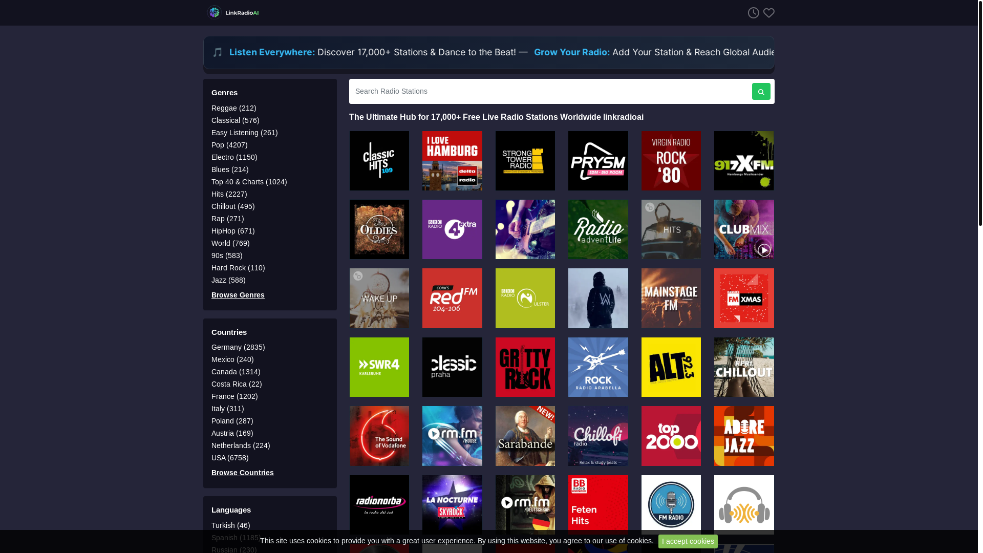 website screenshot of https://linkradioai.com/