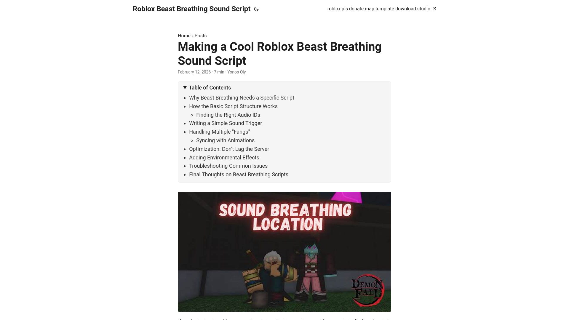 website screenshot of https://roblox-beast-breathing-sound-script.pages.dev/