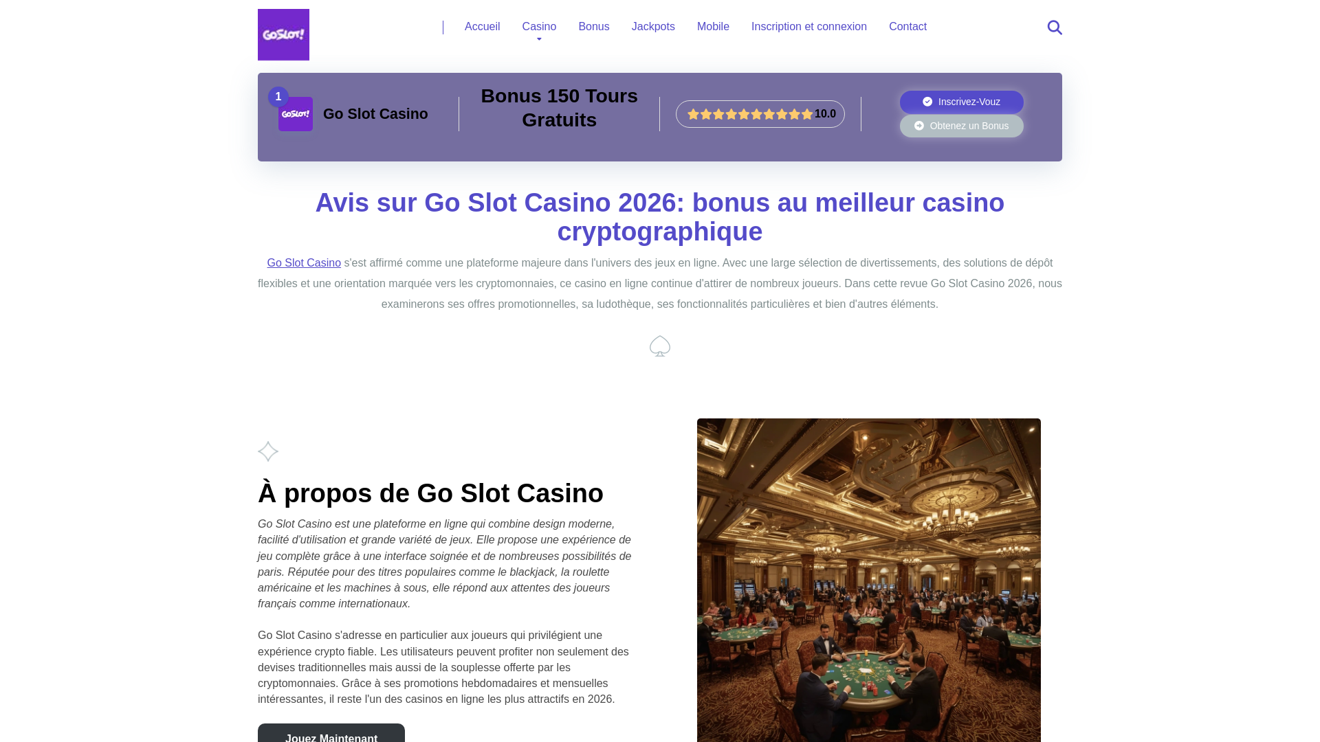 website screenshot of https://goslotcasinofr.shop/