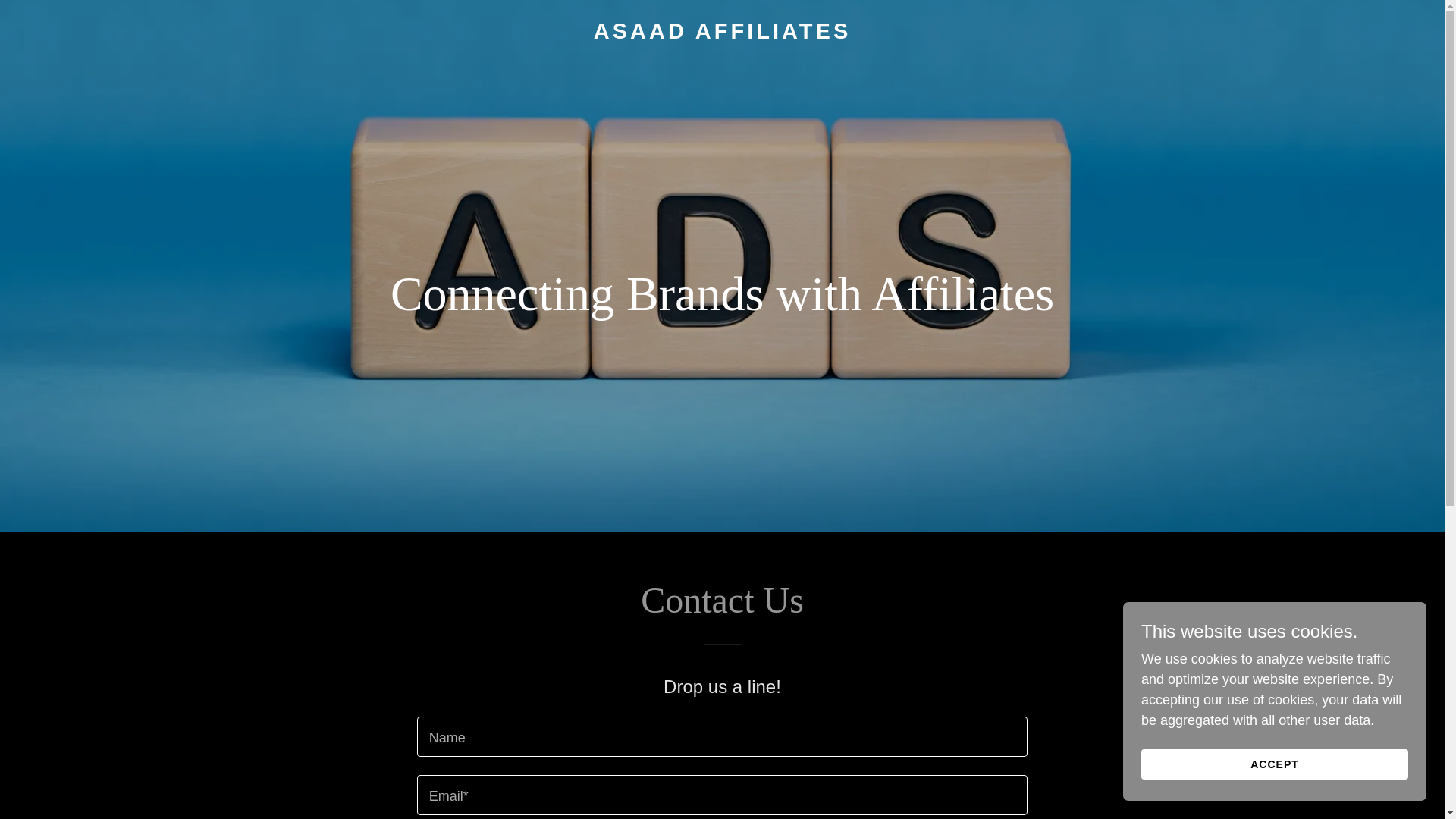 website screenshot of https://asaadaffiliates.com/